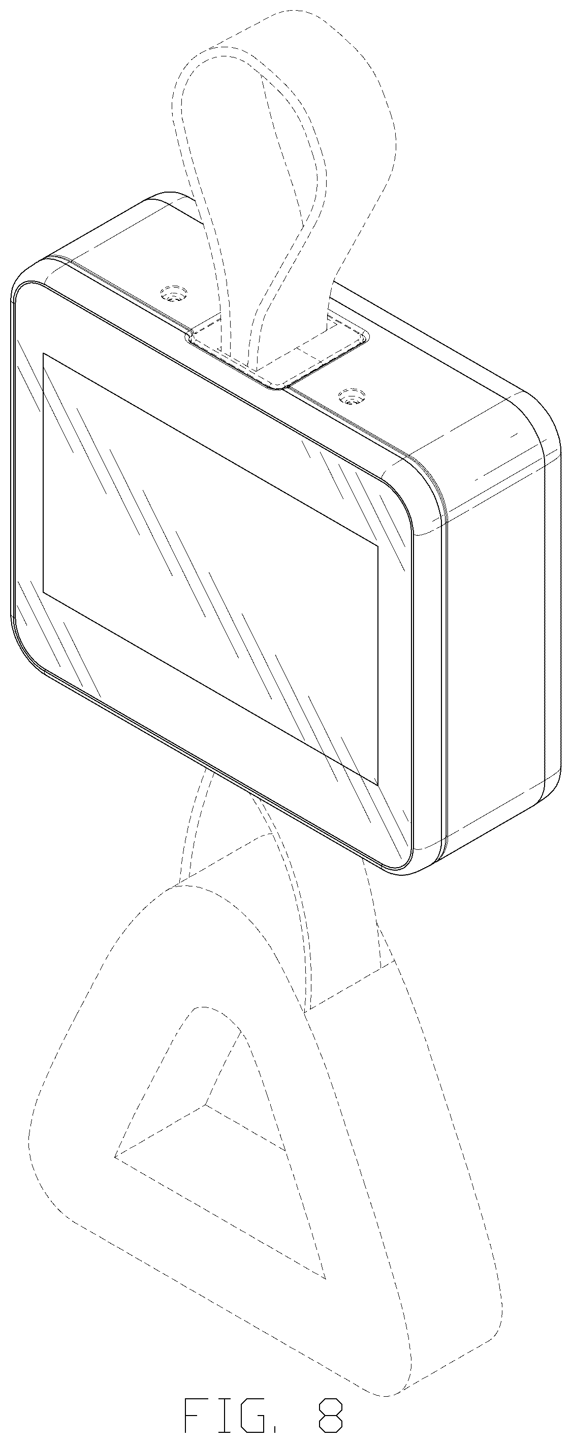 Patent USD1075757 Figure 8 – Display device