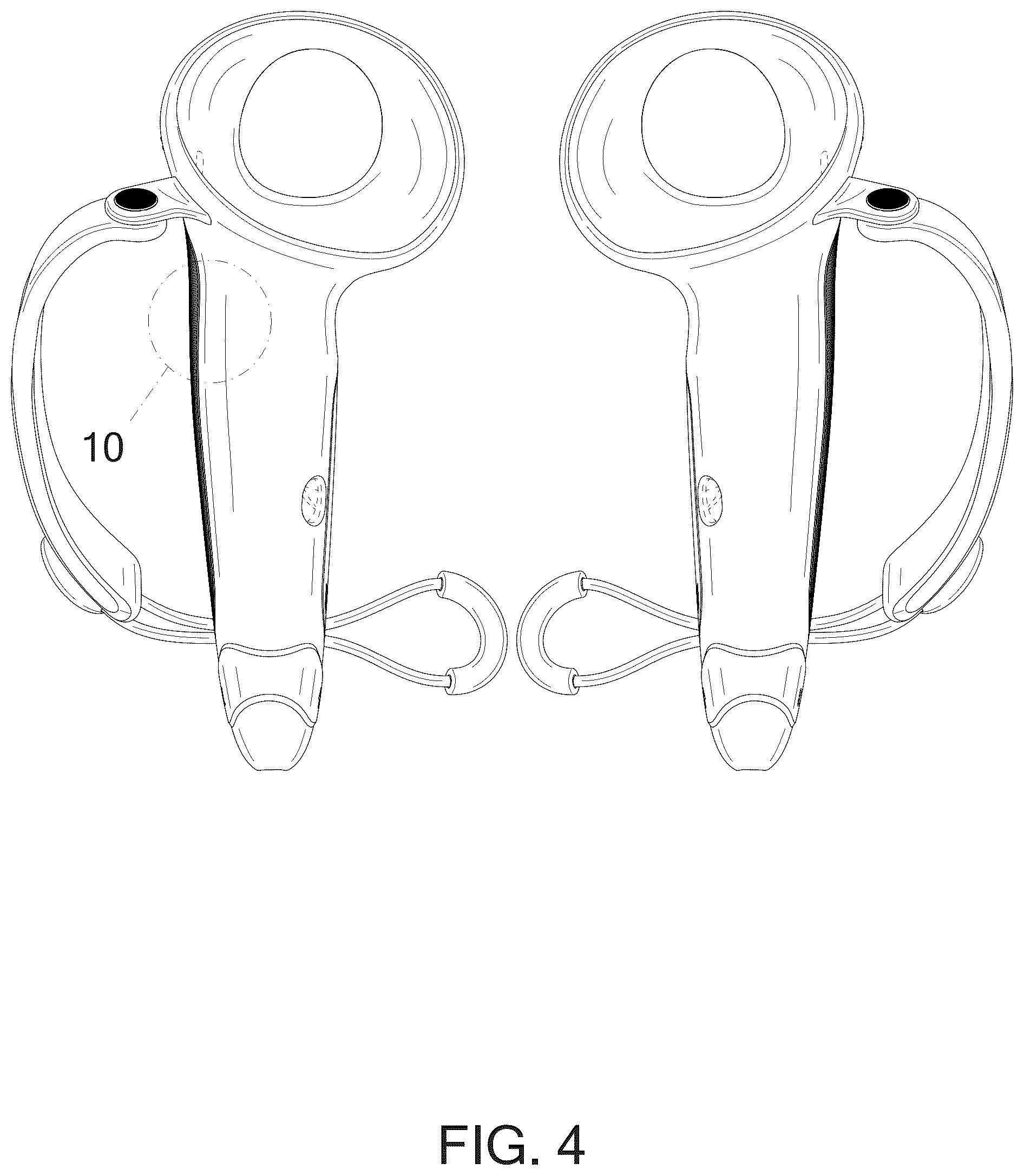 Patent USD1075758 Figure 4 – Charging controller grips