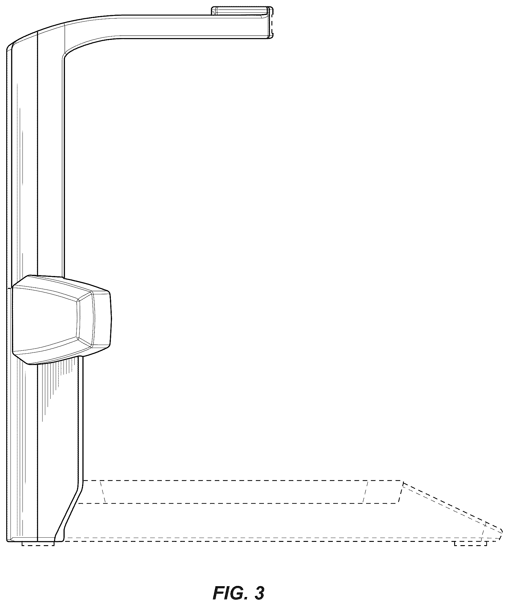 Patent USD1075760 Figure 3 – Self-checkout kiosk