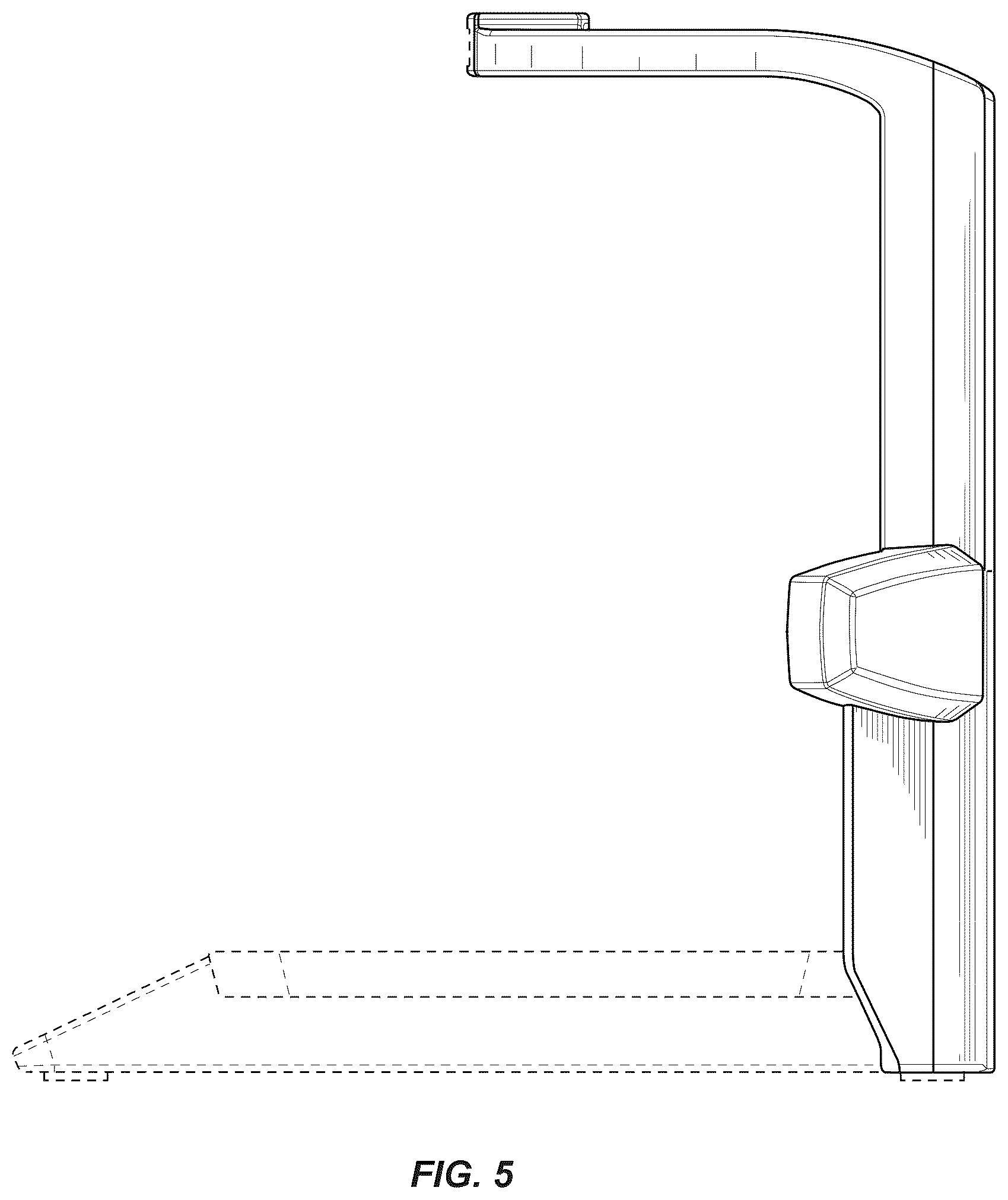 Patent USD1075760 Figure 5 – Self-checkout kiosk