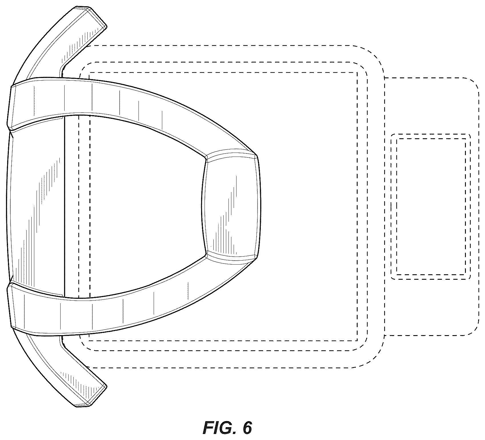 Patent USD1075760 Figure 6 – Self-checkout kiosk