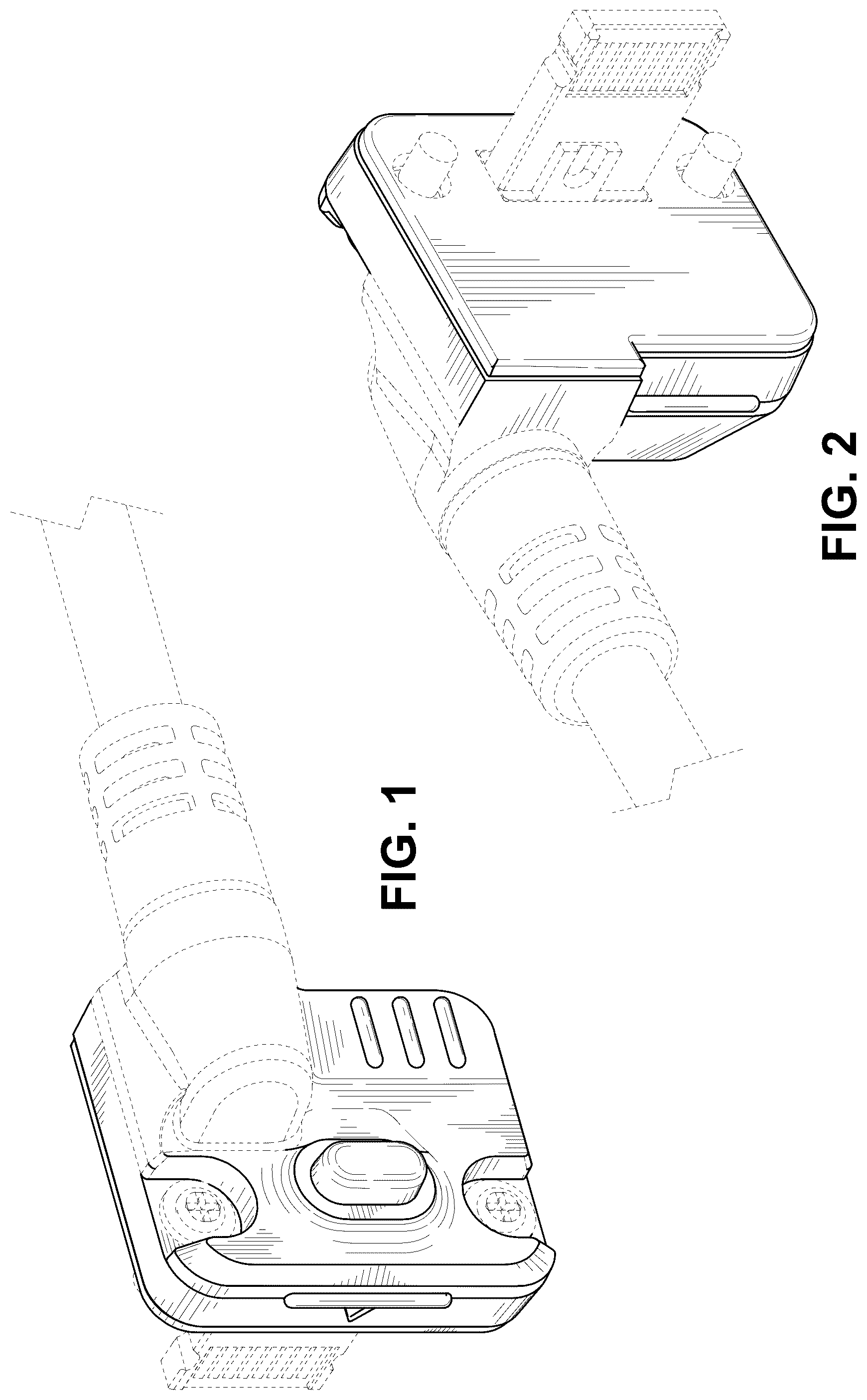 Patent USD1075763 Figure 1 – Connector for communication device