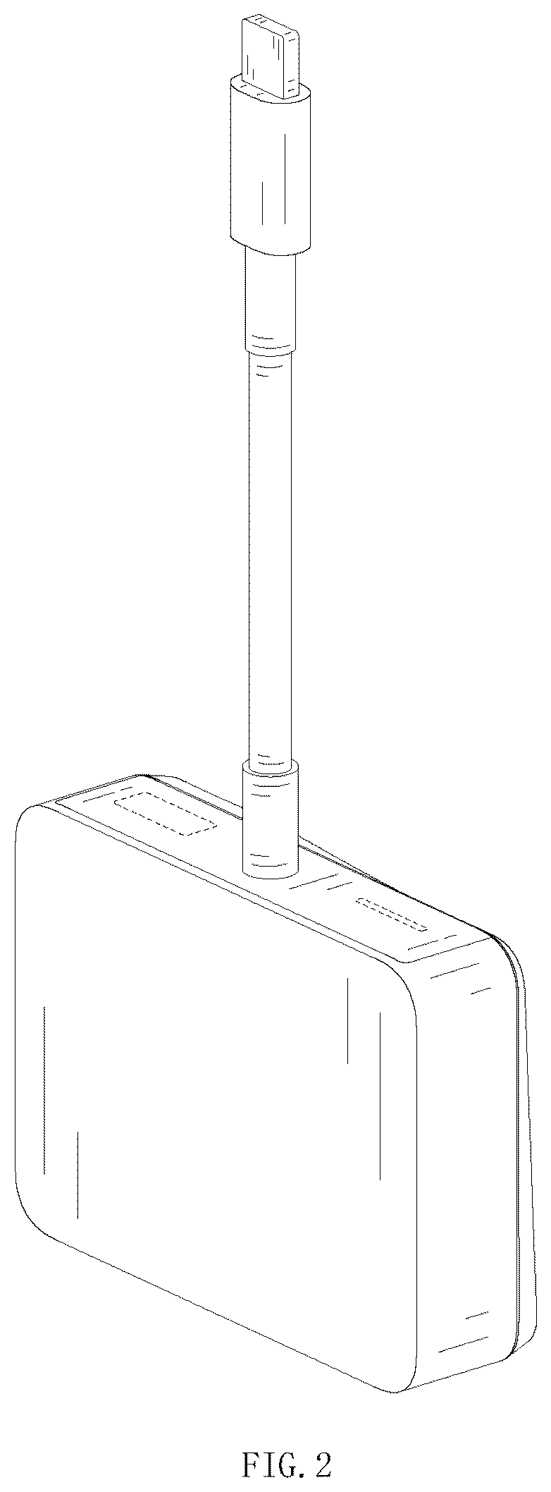 Patent USD1075764 Figure 2 – Memory card reader