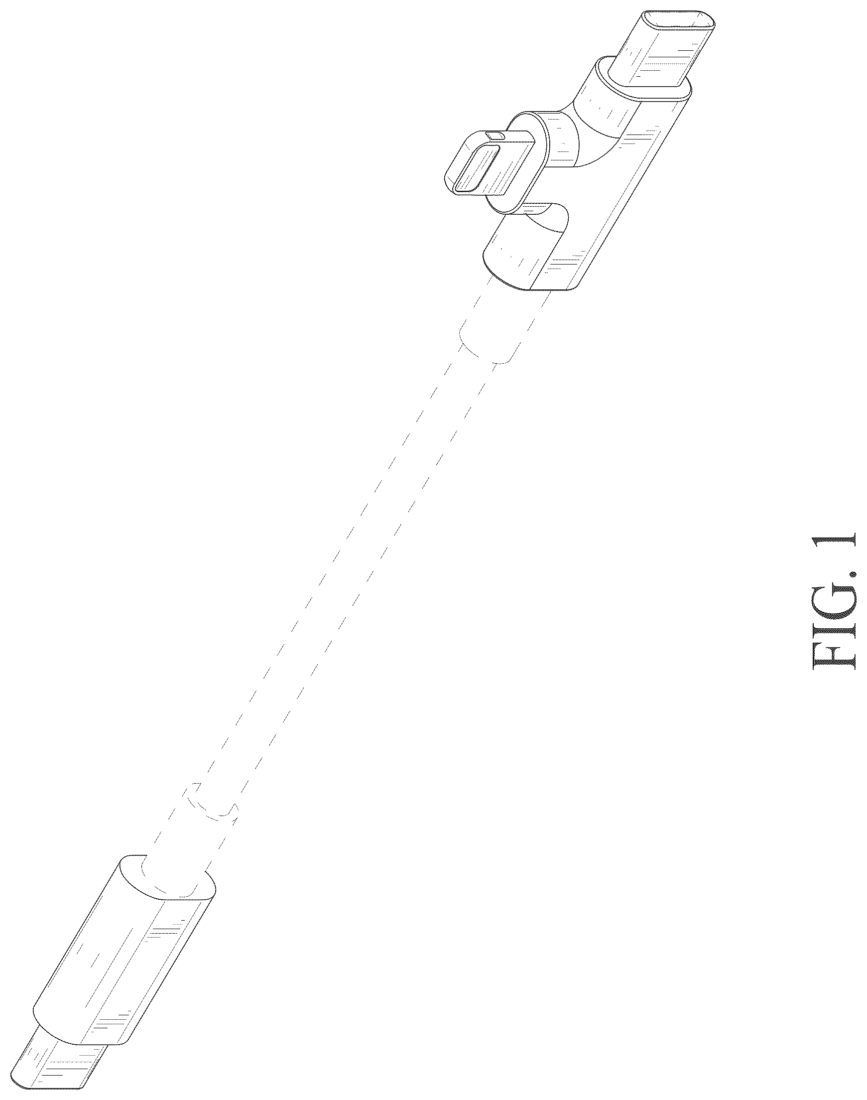 Patent USD1075765 Figure 1 – Data cable