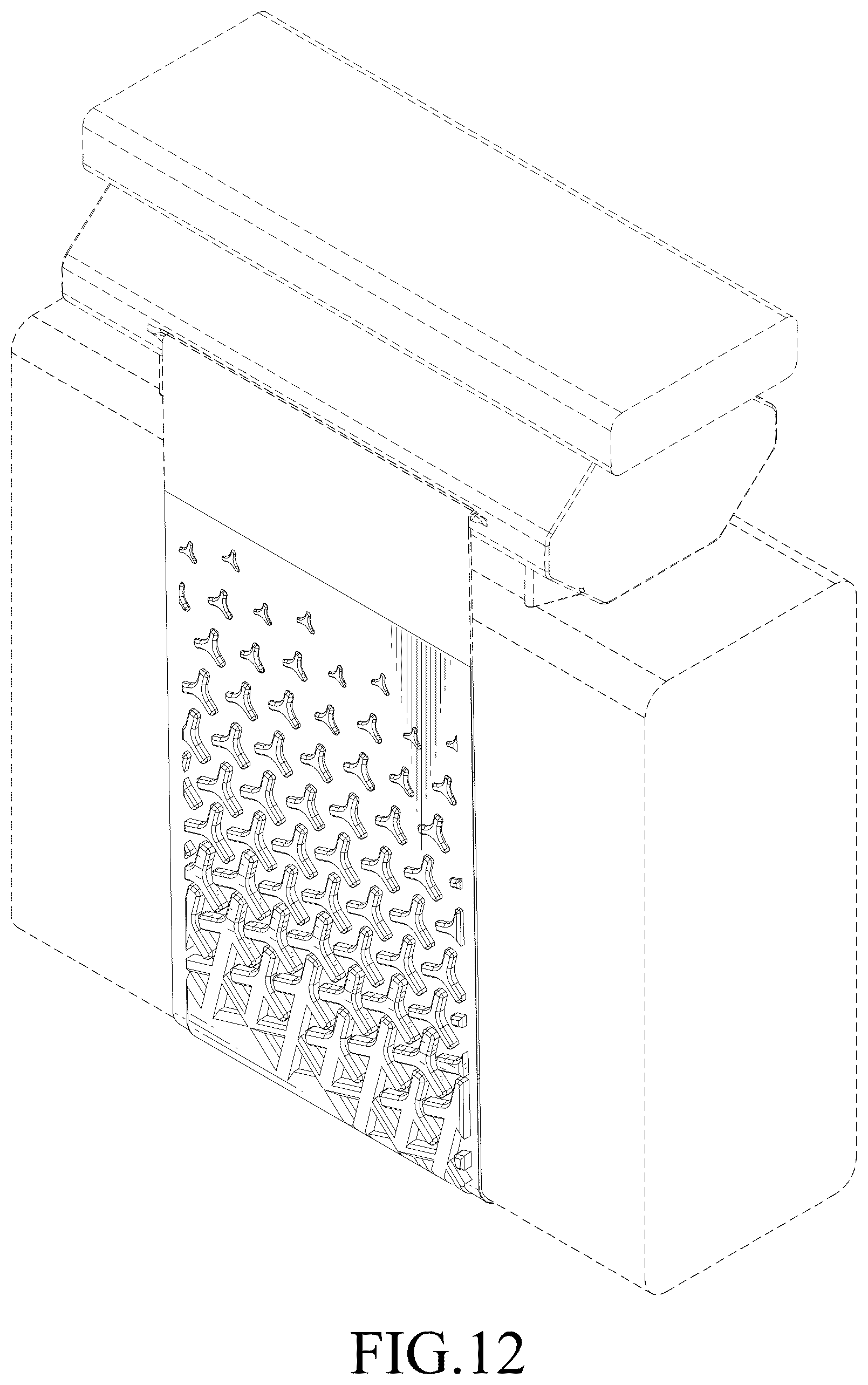 Patent USD1075766 Figure 12 – Hanging strap