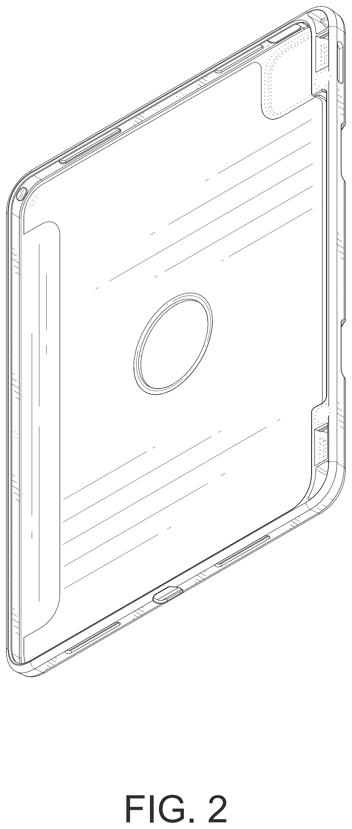 Patent USD1075767 Figure 2 – Tablet case
