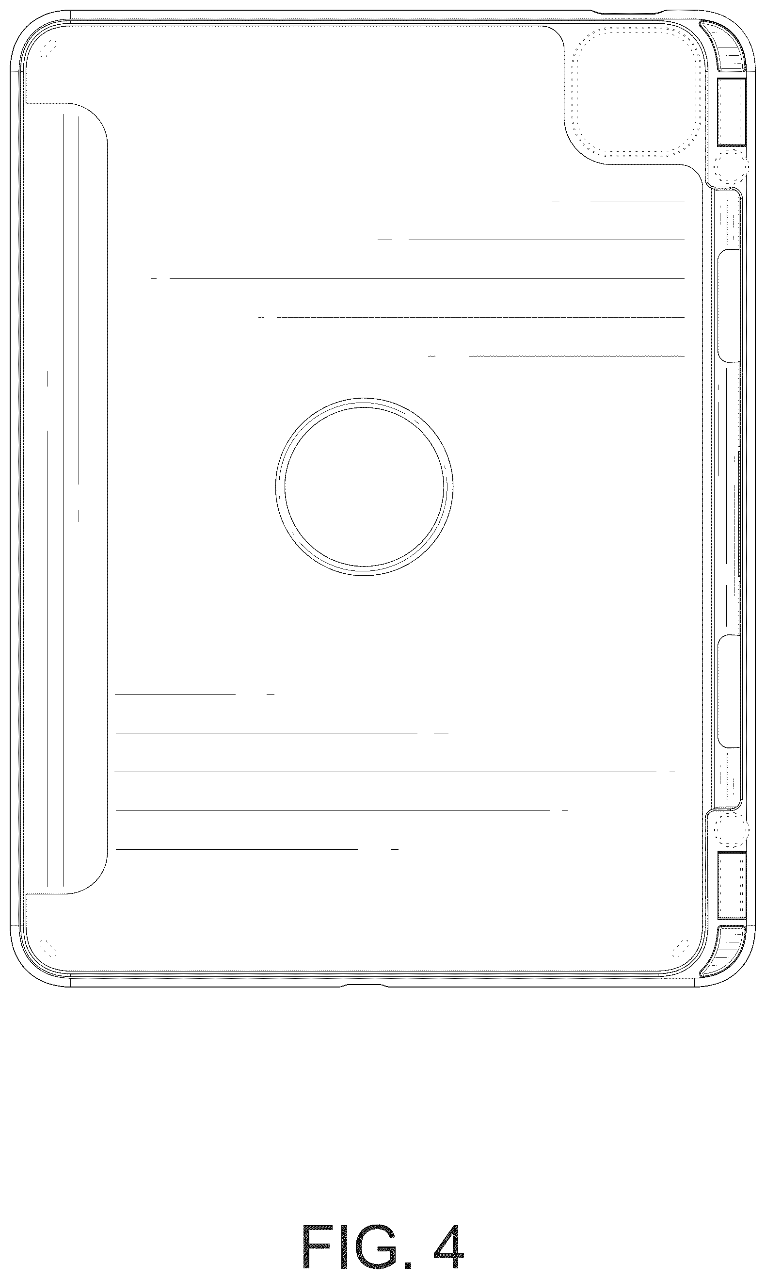 Patent USD1075767 Figure 4 – Tablet case