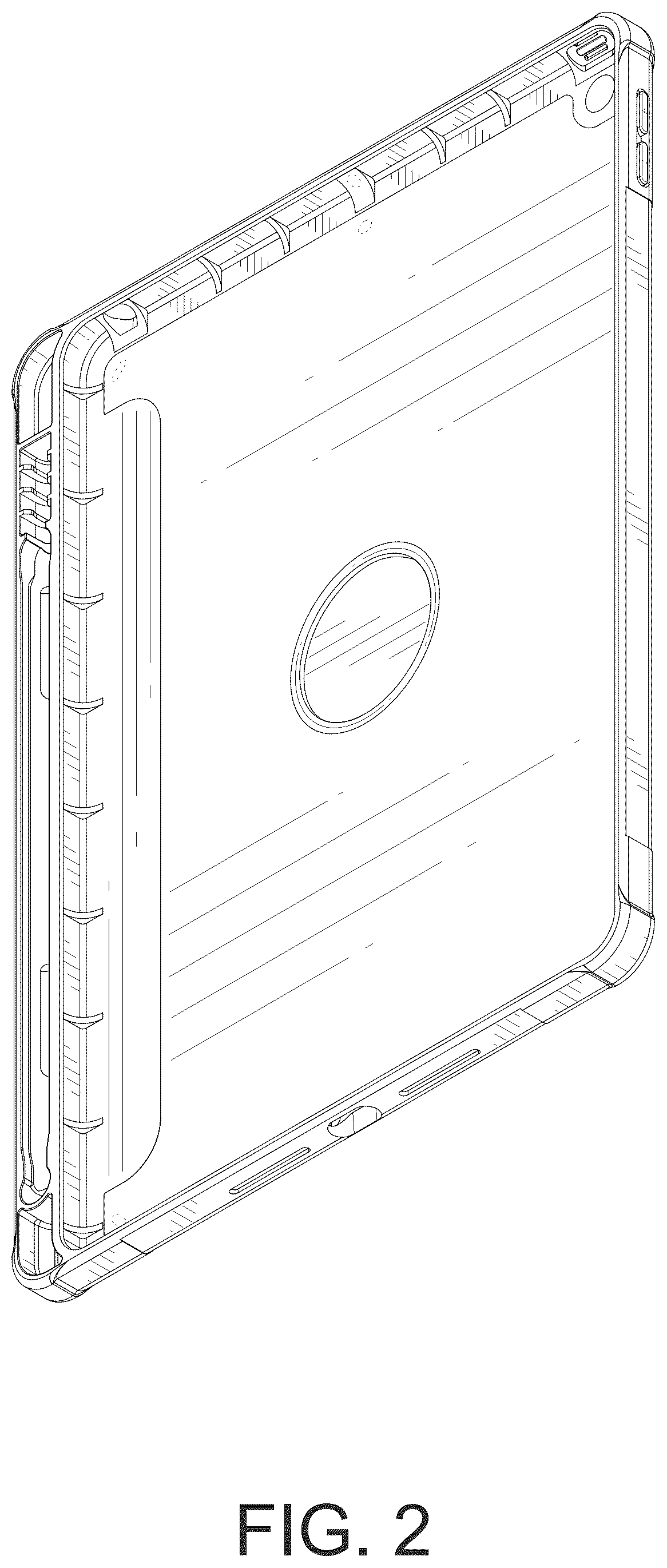 Patent USD1075768 Figure 2 – Tablet case
