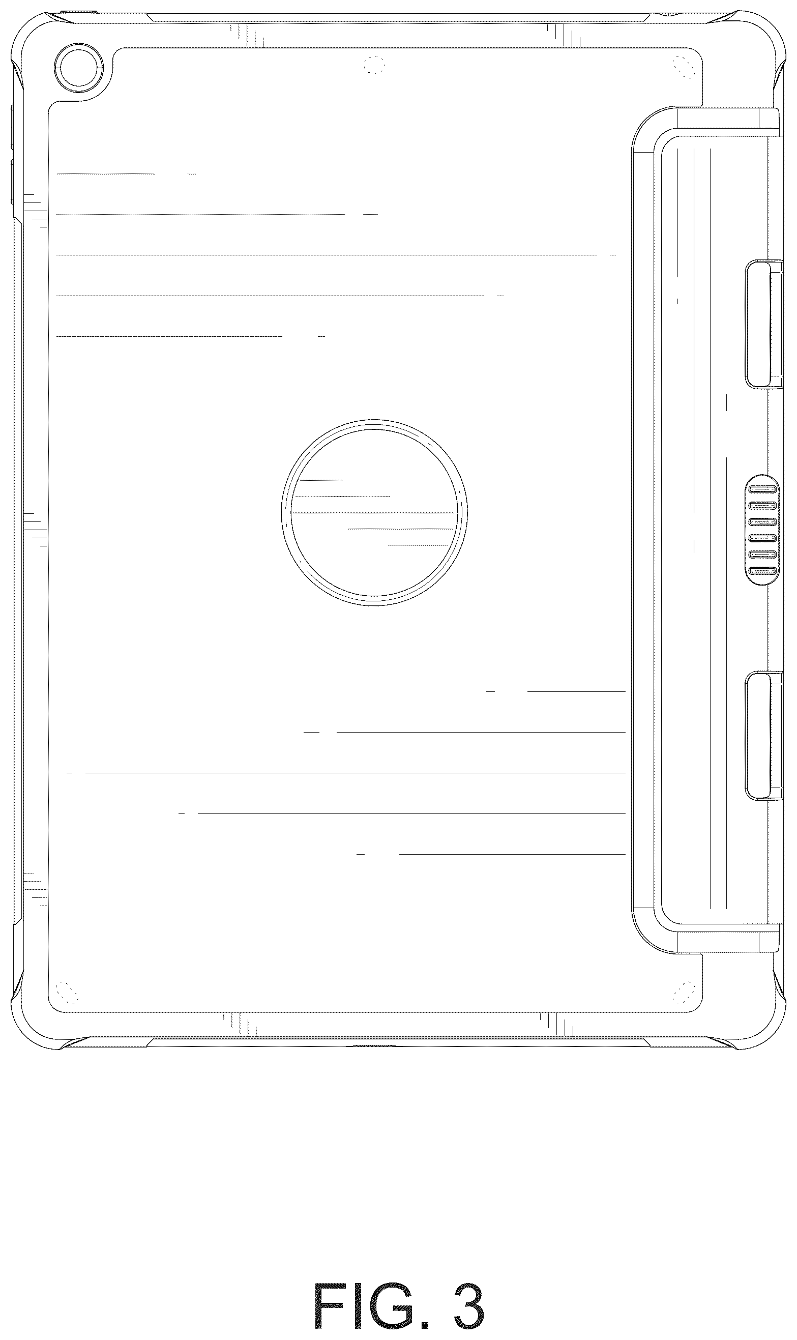 Patent USD1075768 Figure 3 – Tablet case