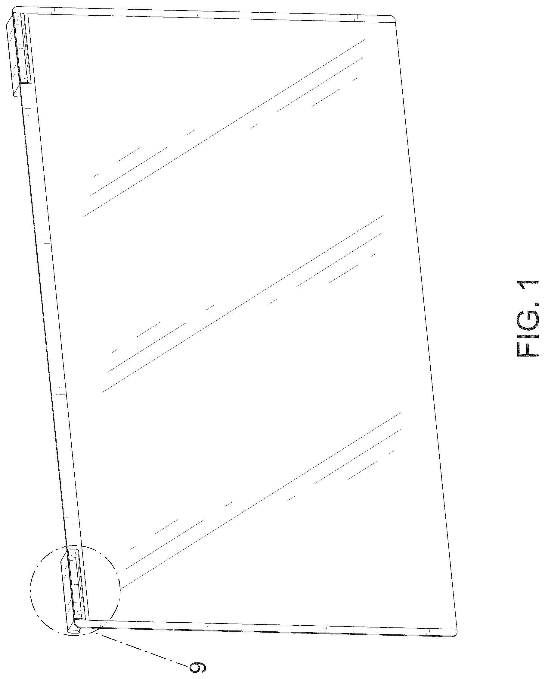 Patent USD1075773 Figure 1 – Hanging computer membrane