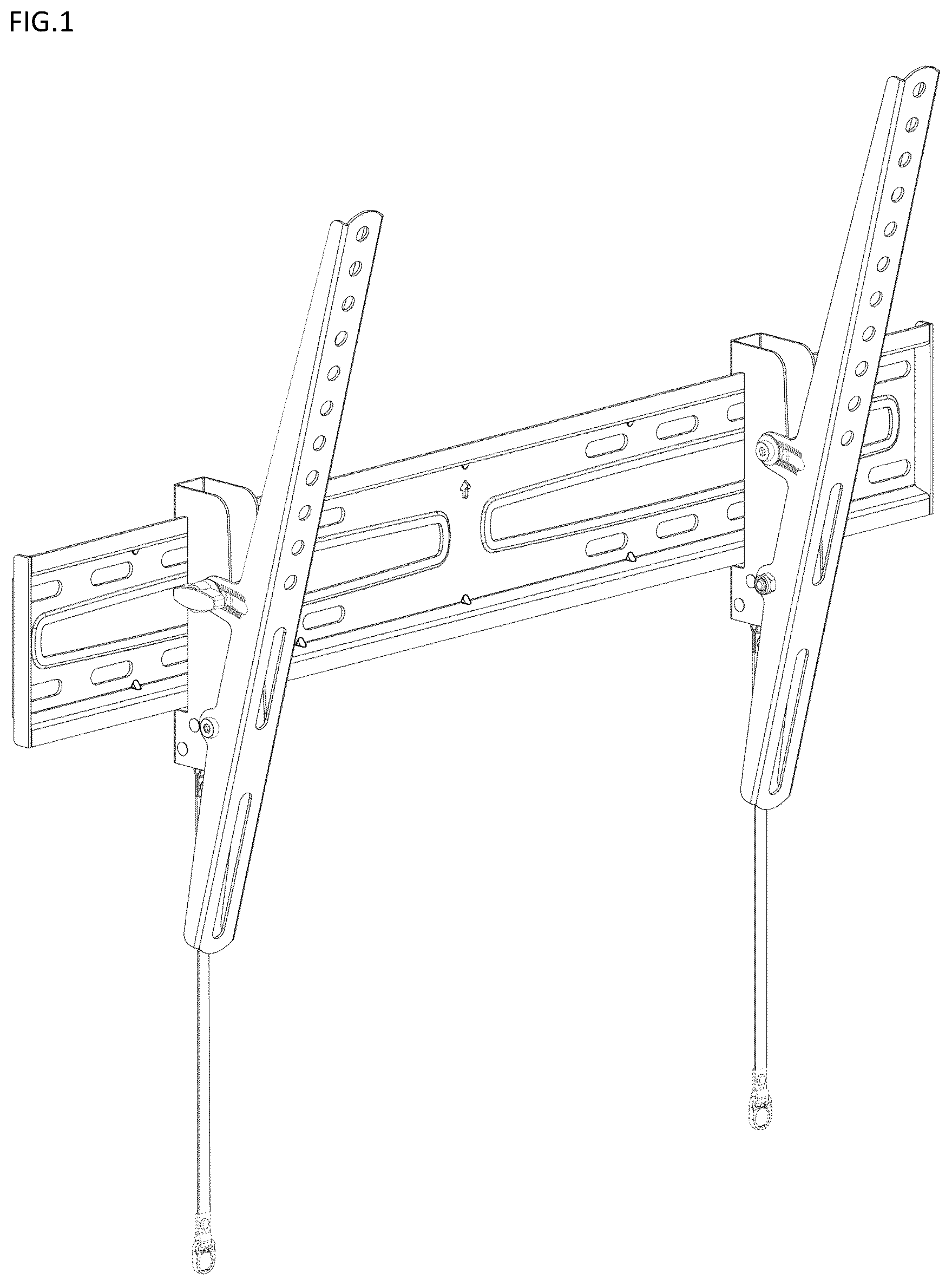 Patent USD1075774 Figure 1 – Tilting mount for televisions