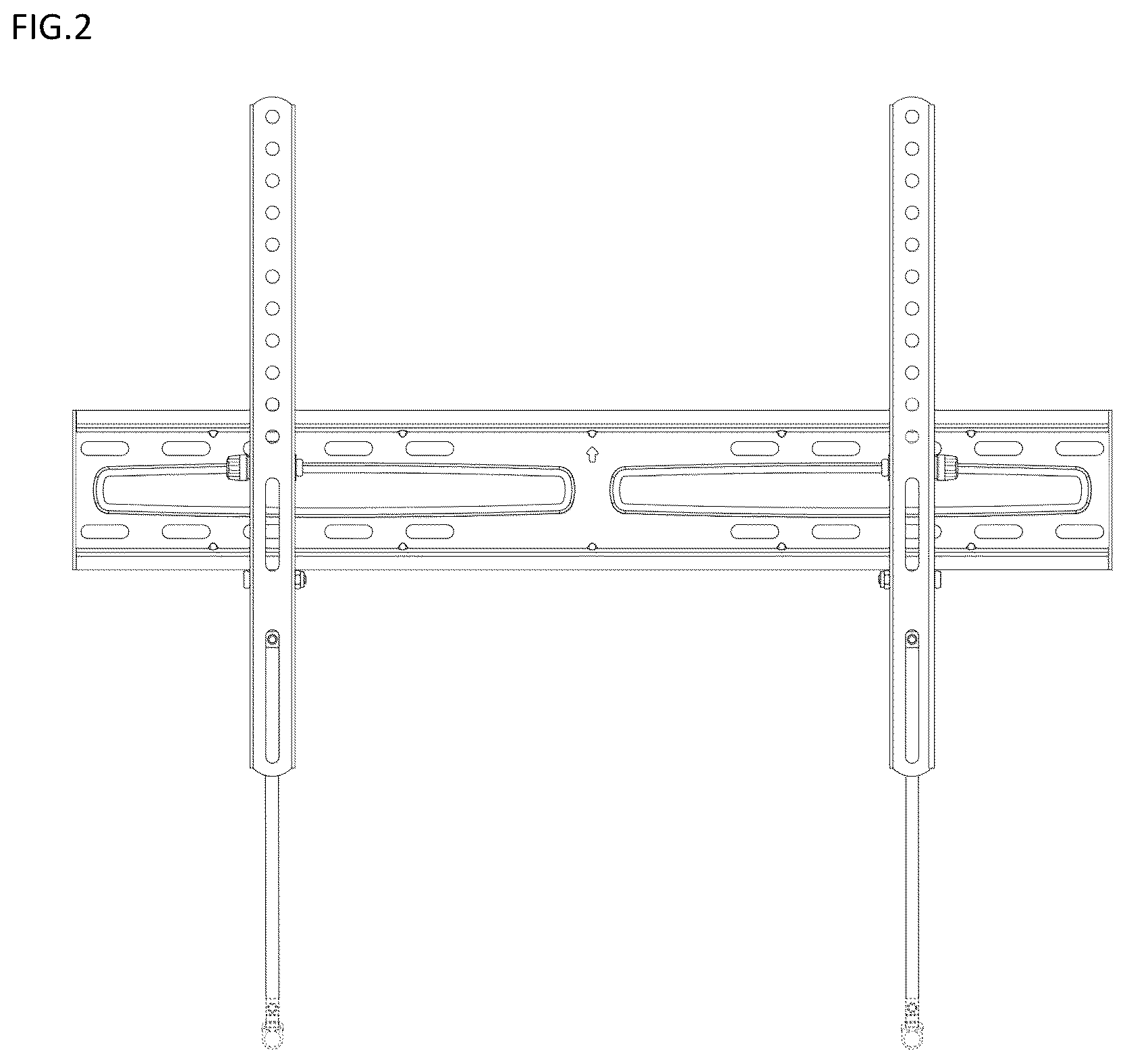 Patent USD1075774 Figure 2 – Tilting mount for televisions