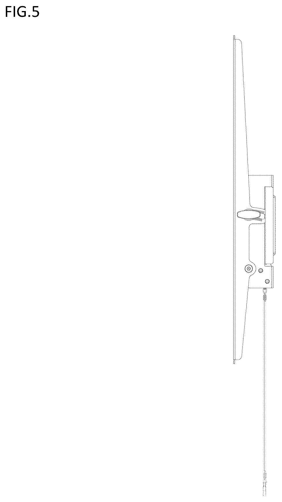 Patent USD1075774 Figure 5 – Tilting mount for televisions
