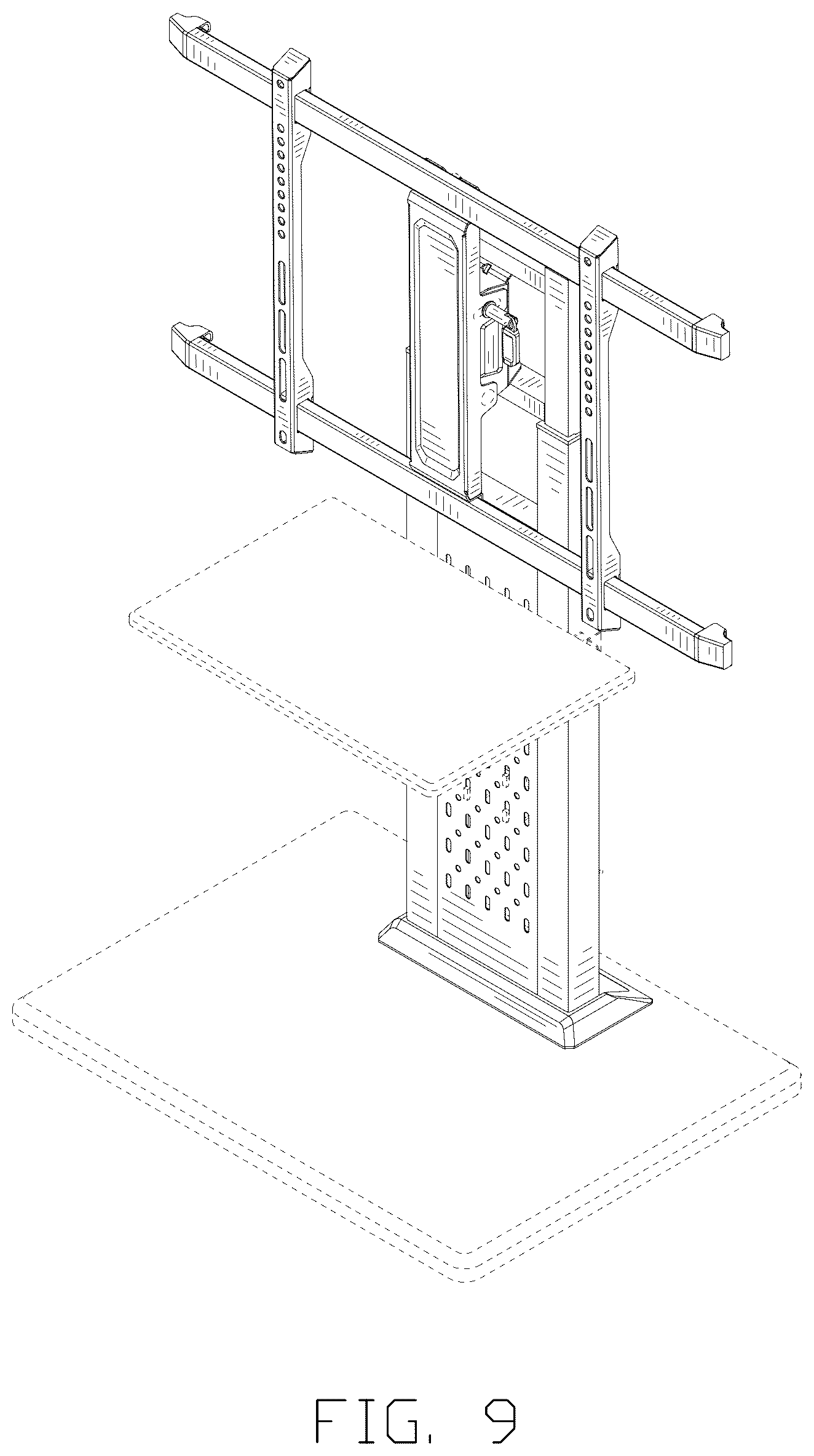 Patent USD1075775 Figure 9 – Display stand