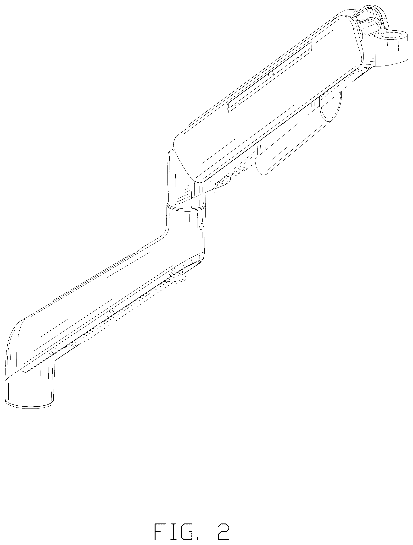 Patent USD1075776 Figure 2 – Monitor arm