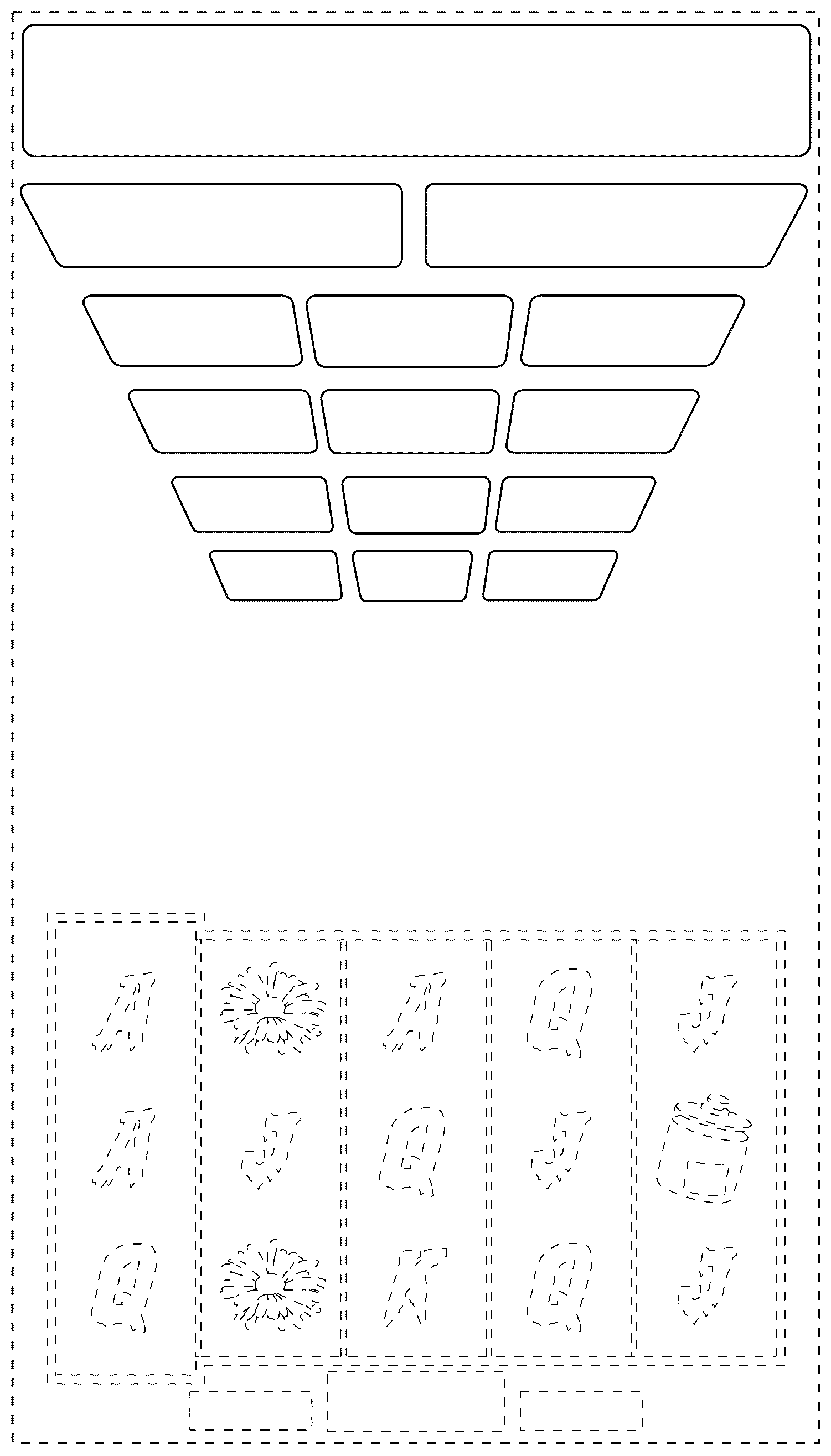 Patent USD1075808 Figure 1 – Display screen with graphical user interface of a gaming machine