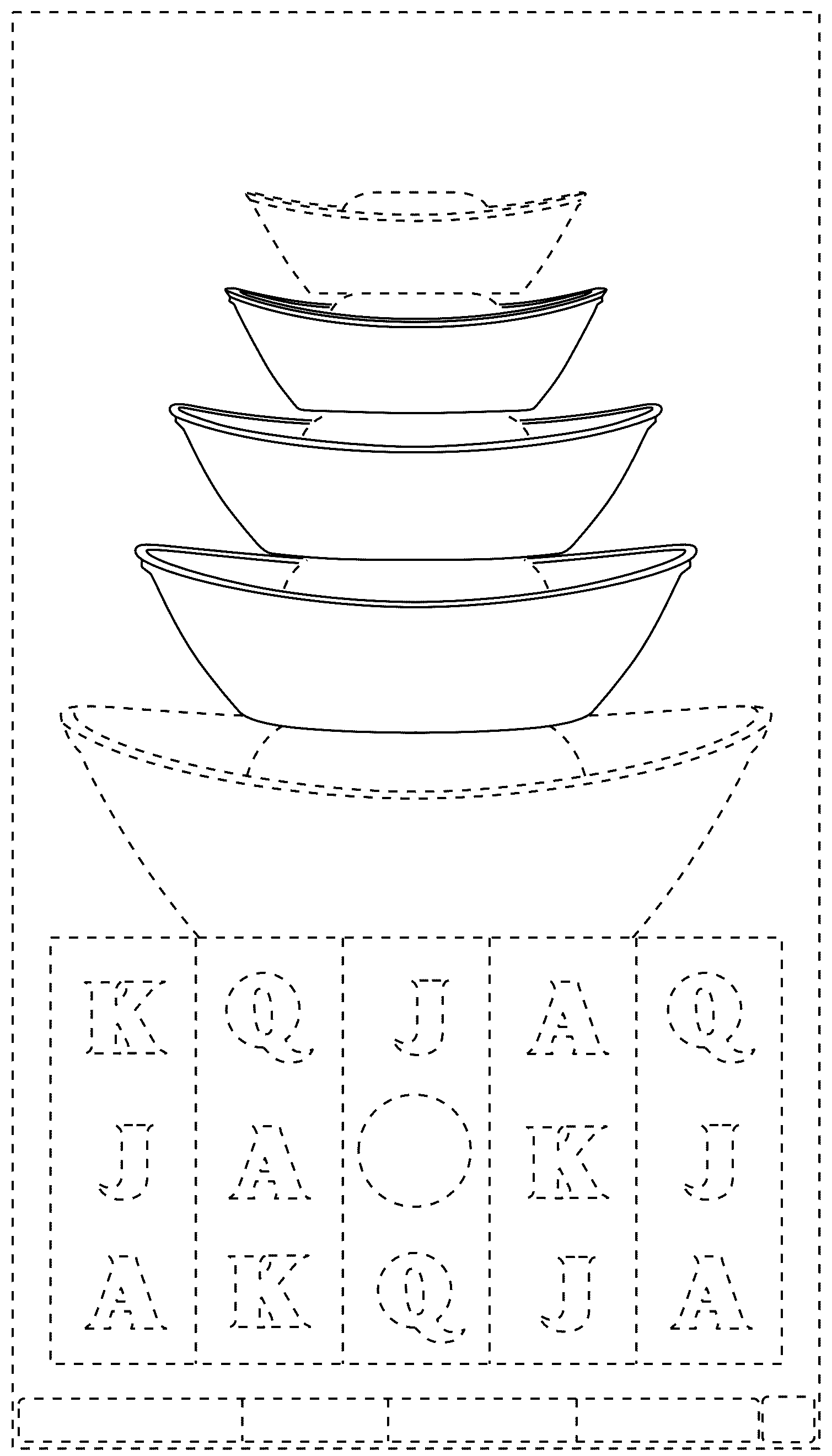 Patent USD1075809 Figure 1 – Display screen with graphical user interface of a gaming machine