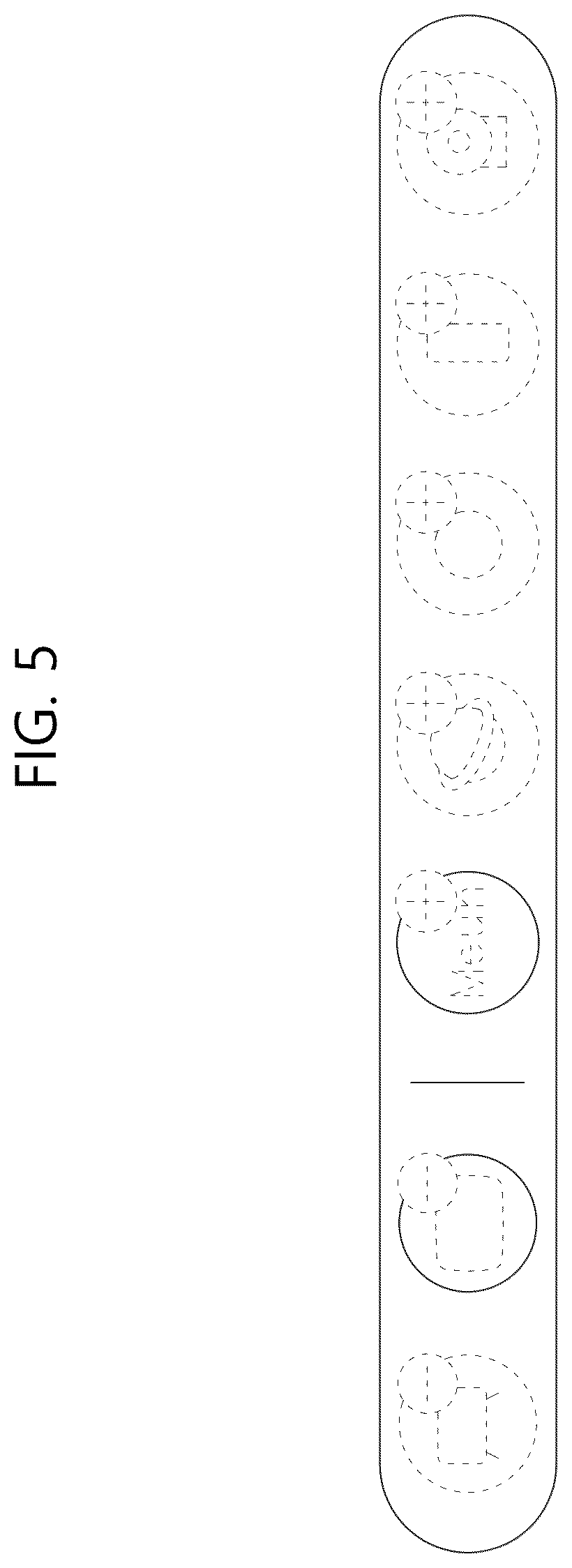 Patent USD1075835 Figure 5 – Display screen or portion thereof with transitional graphical user interface
