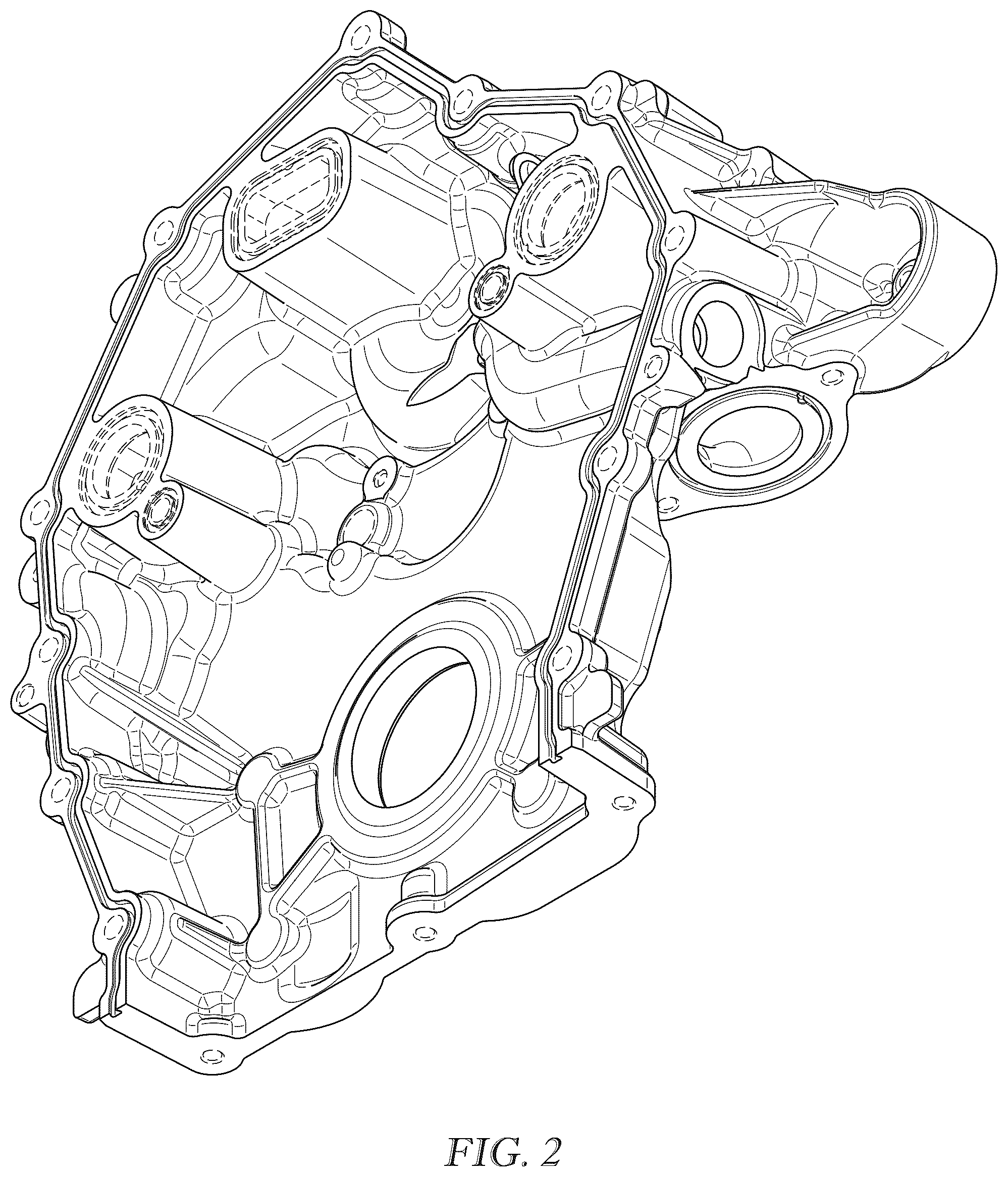 Patent USD1075845 Figure 2 – Timing cover