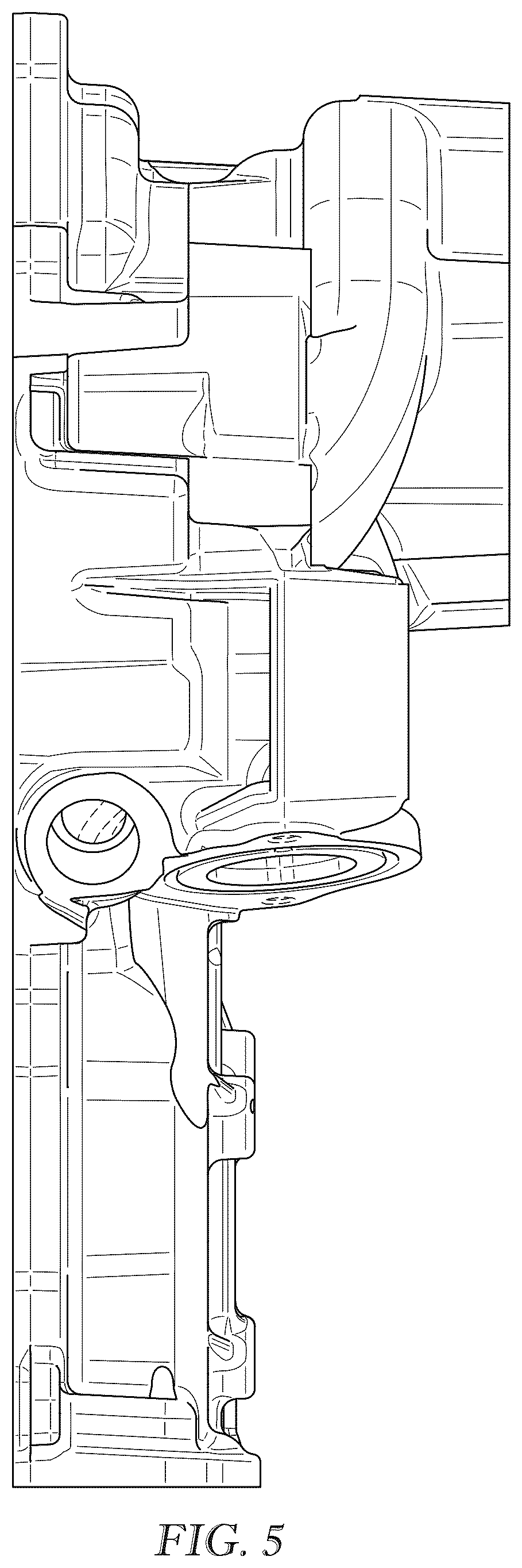 Patent USD1075845 Figure 5 – Timing cover