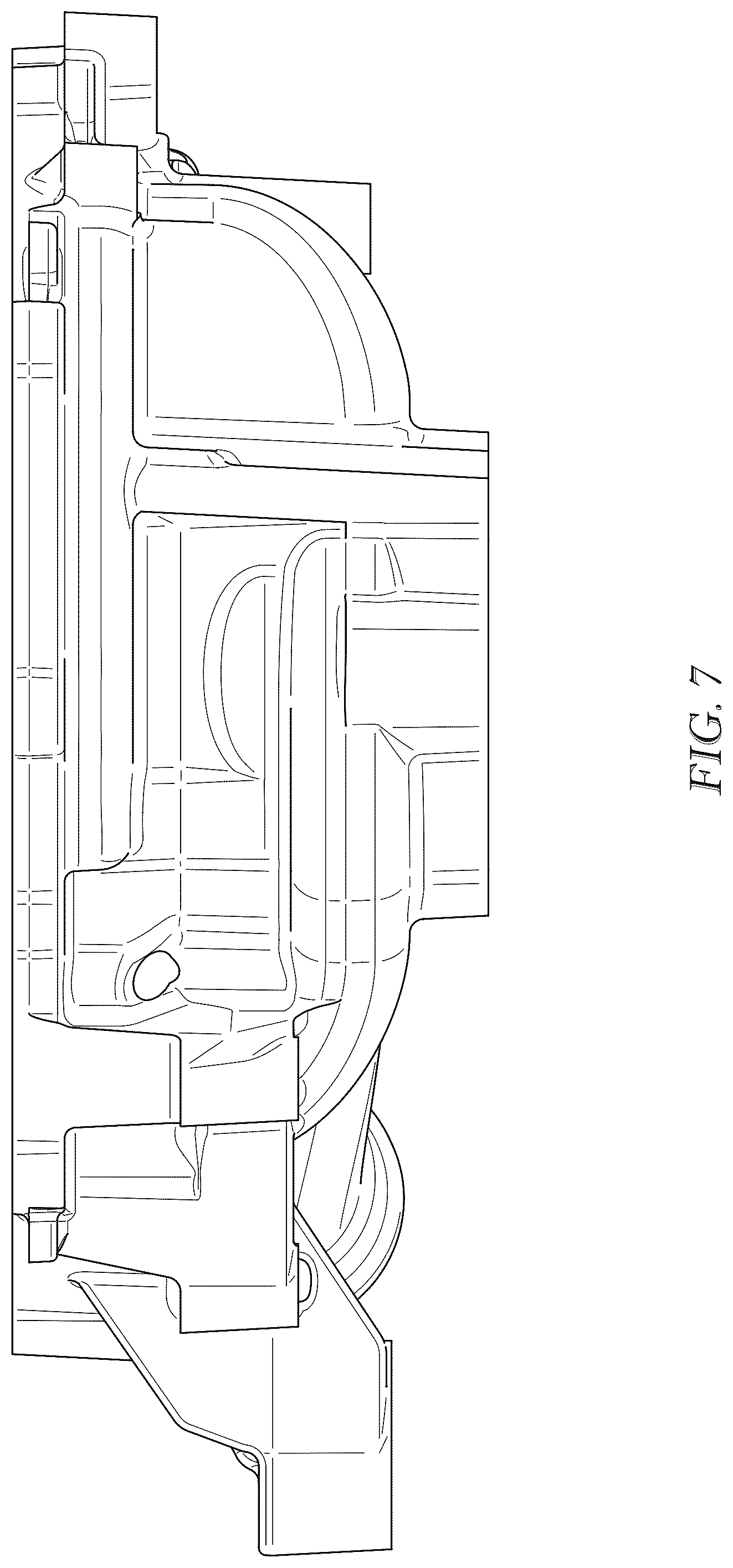 Patent USD1075845 Figure 7 – Timing cover