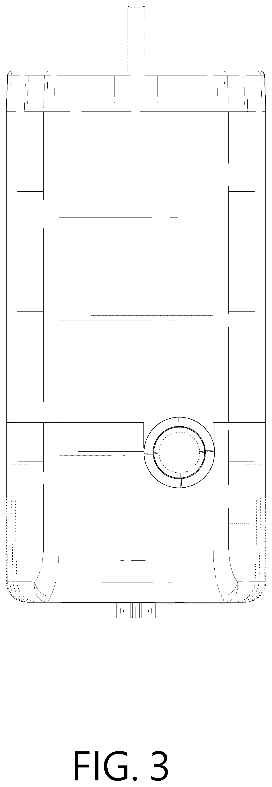 Patent USD1075847 Figure 3 – Adjustable water pump case