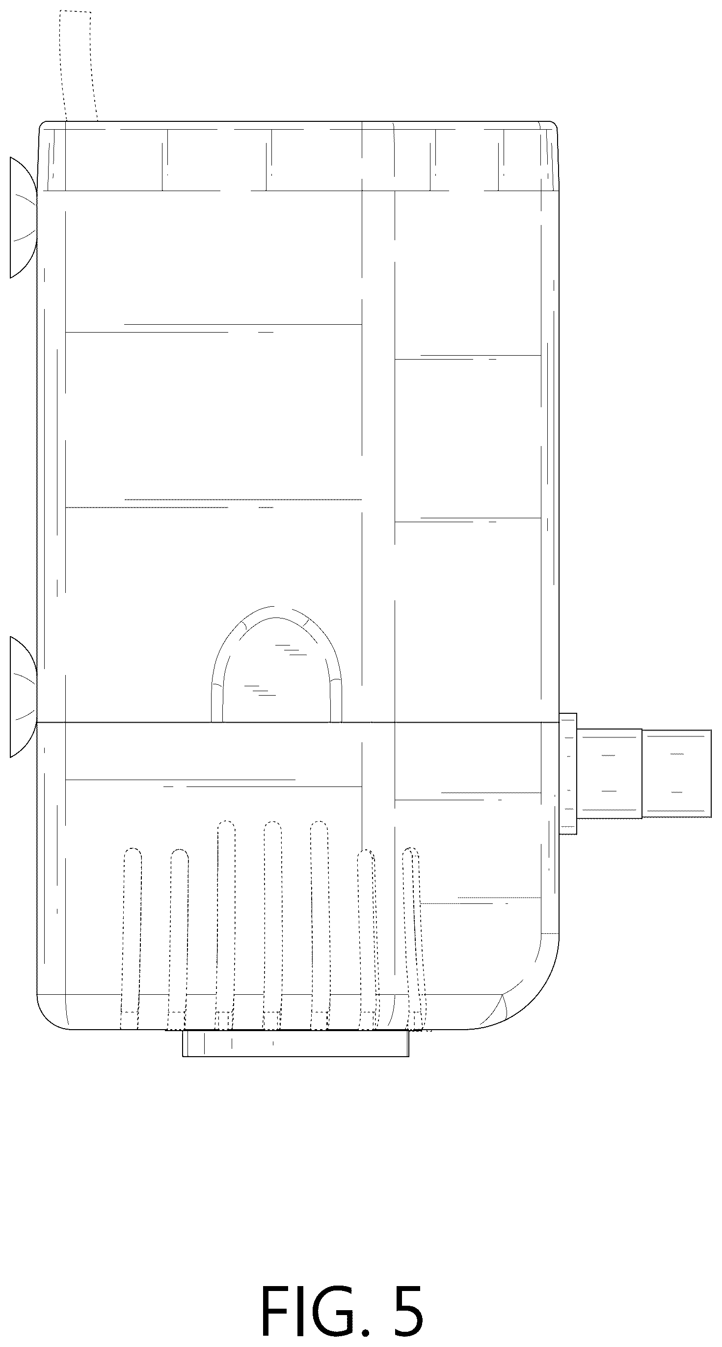 Patent USD1075847 Figure 5 – Adjustable water pump case