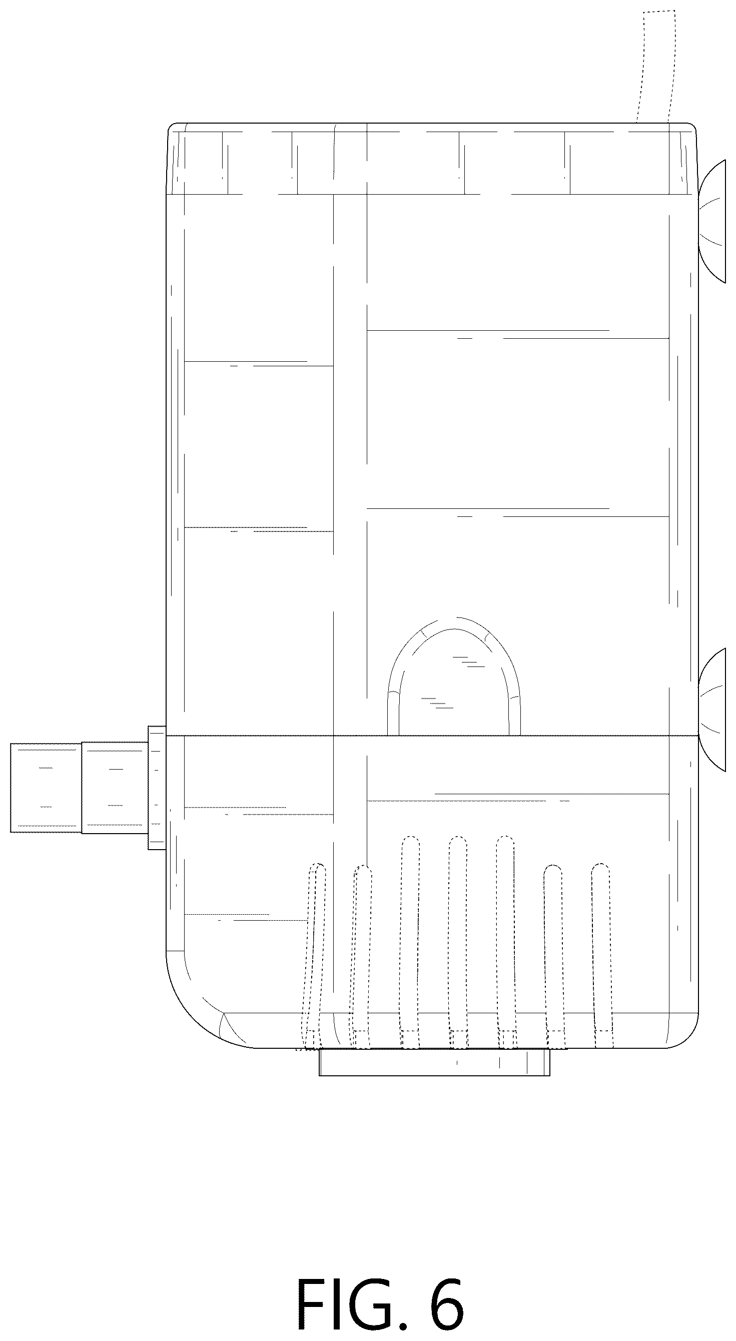 Patent USD1075847 Figure 6 – Adjustable water pump case