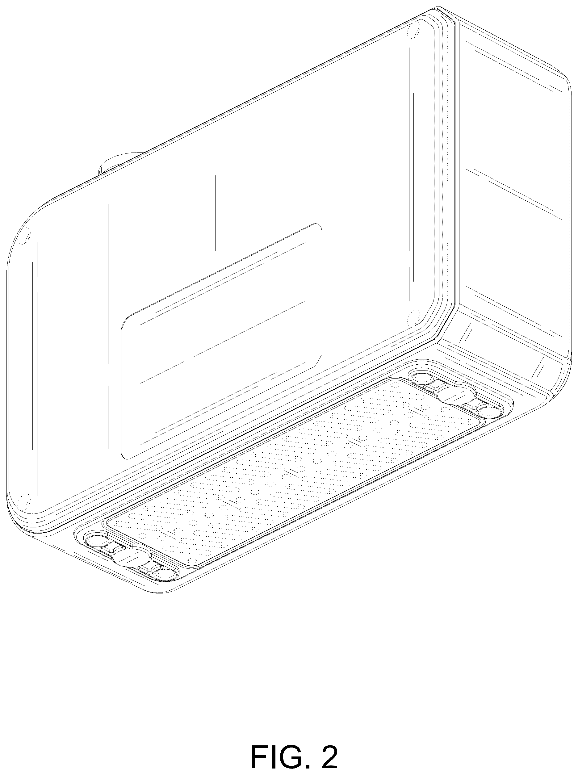 Patent USD1075850 Figure 2 – Rectangular water pump