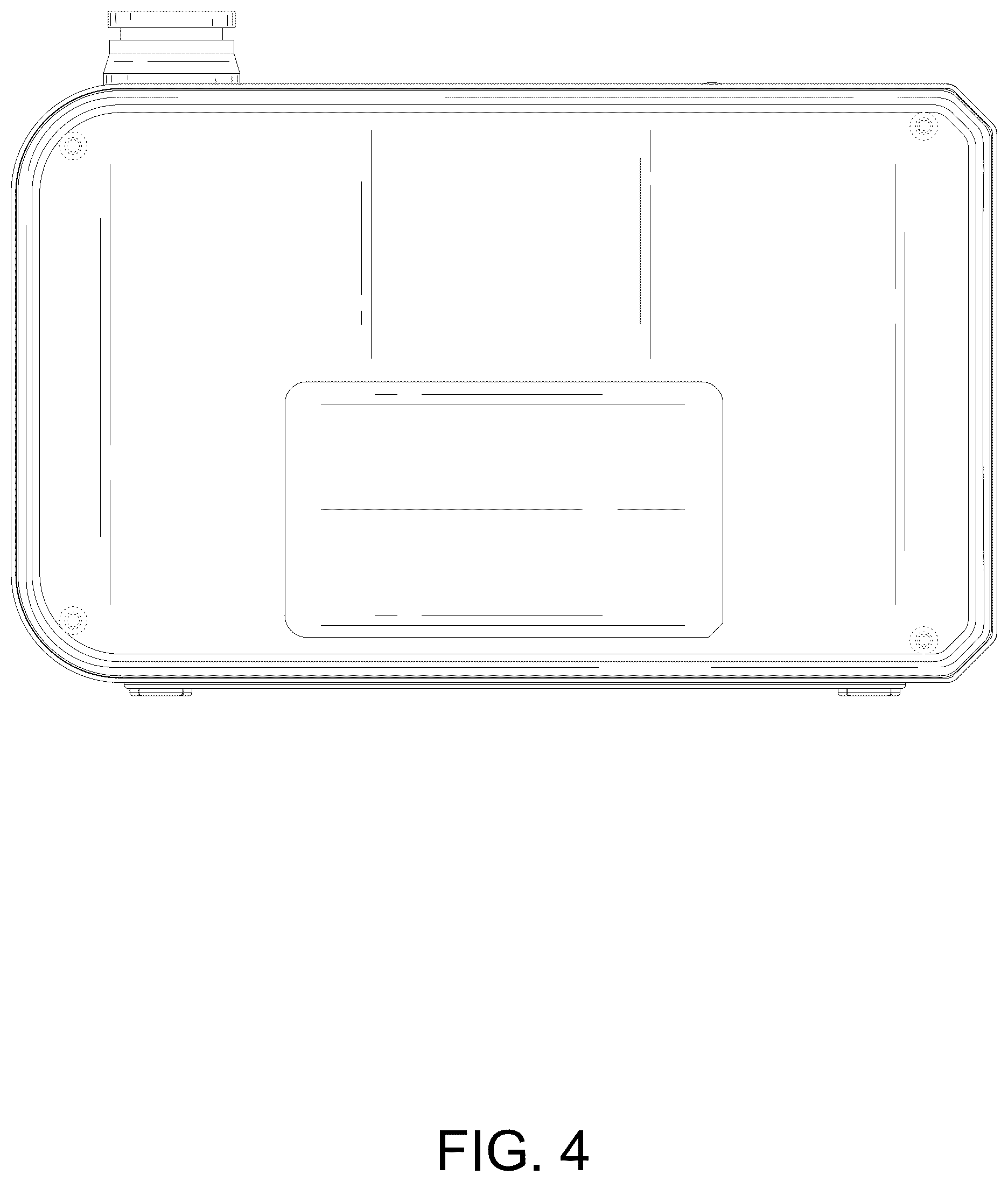 Patent USD1075850 Figure 4 – Rectangular water pump