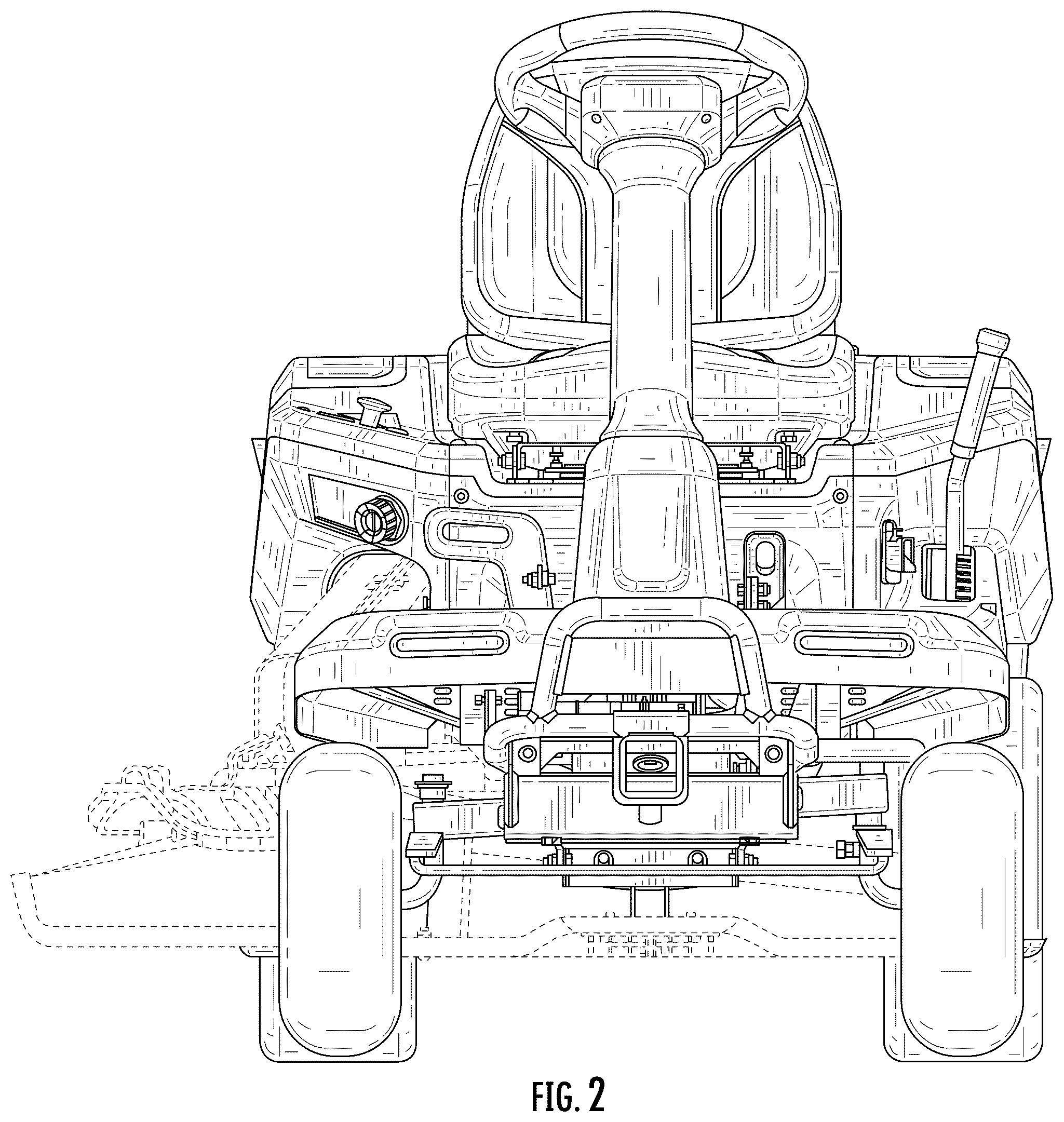 Patent USD1075851 Figure 2 – Mower