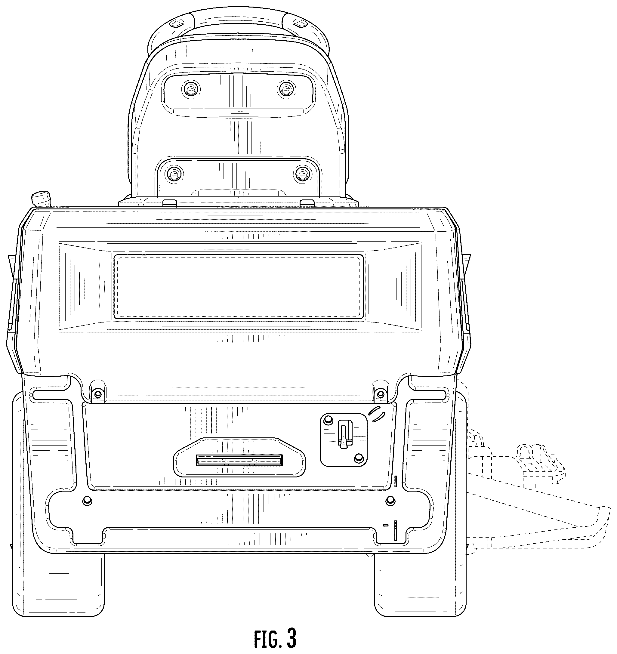 Patent USD1075851 Figure 3 – Mower