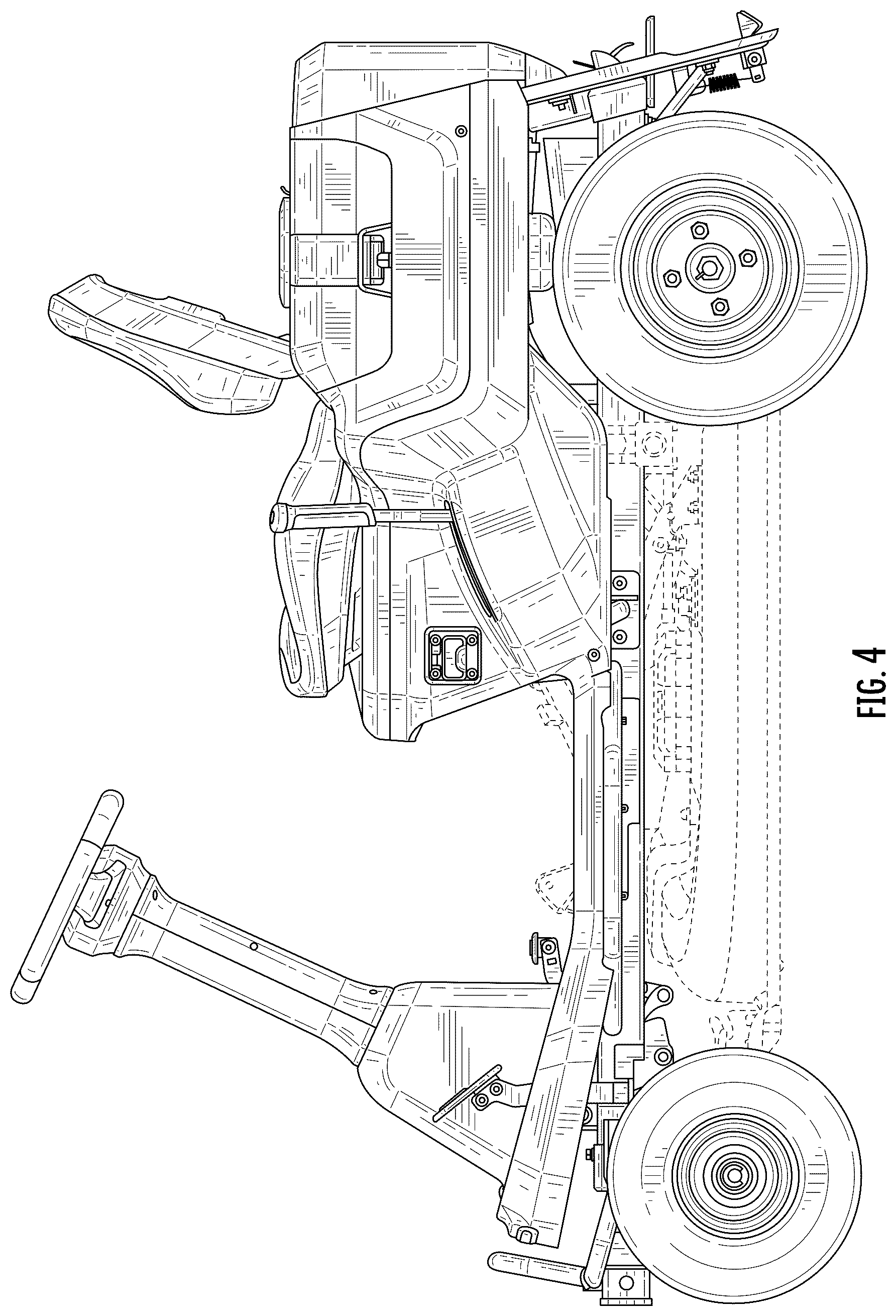 Patent USD1075851 Figure 4 – Mower