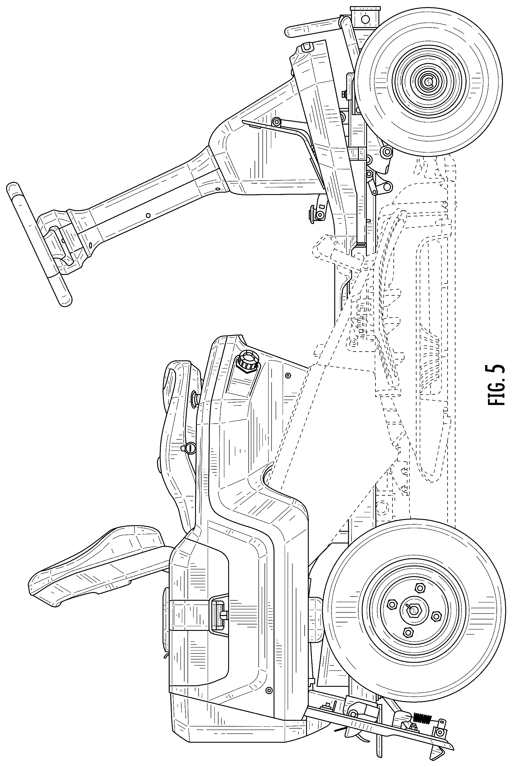 Patent USD1075851 Figure 5 – Mower