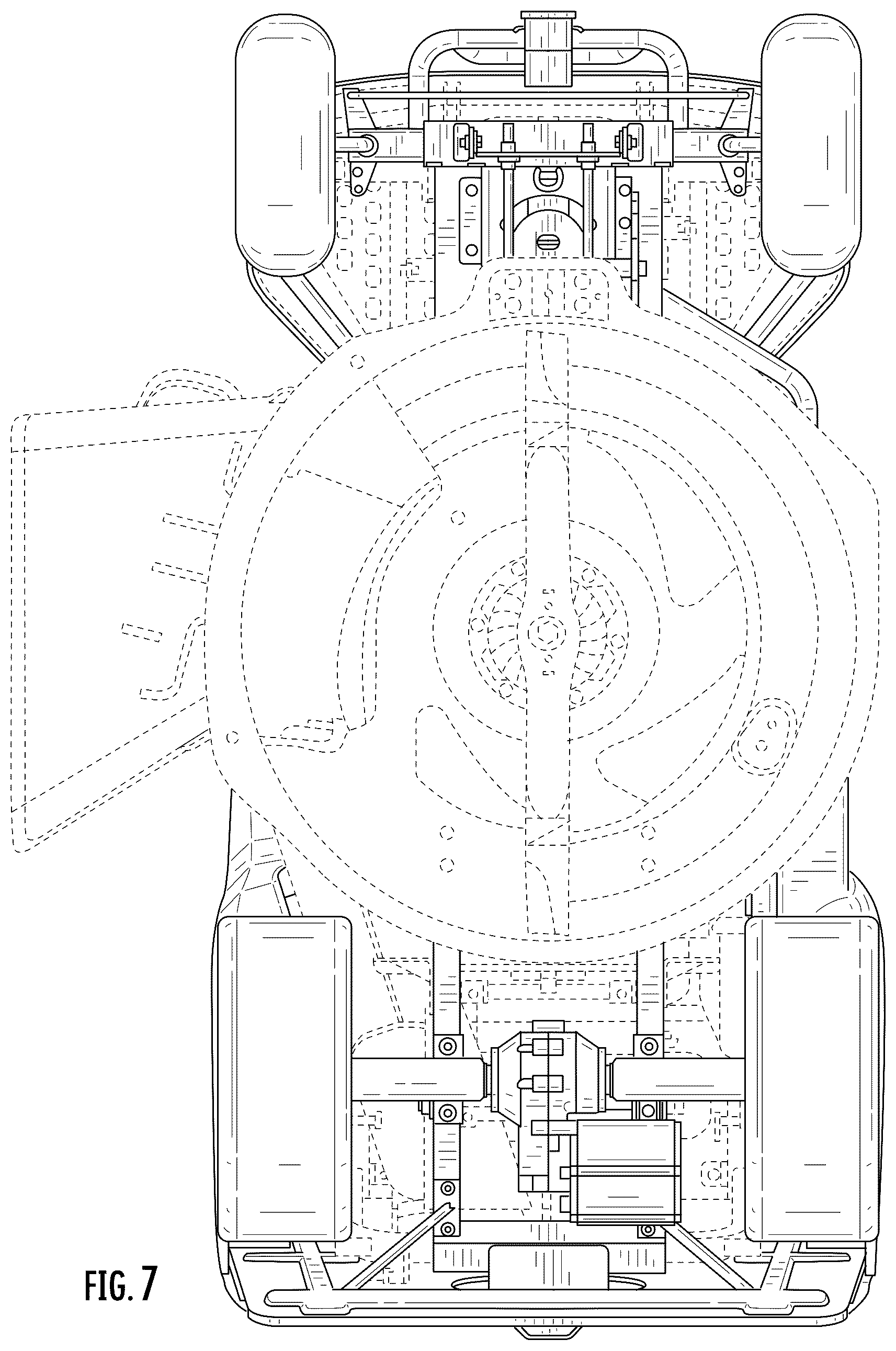 Patent USD1075851 Figure 7 – Mower