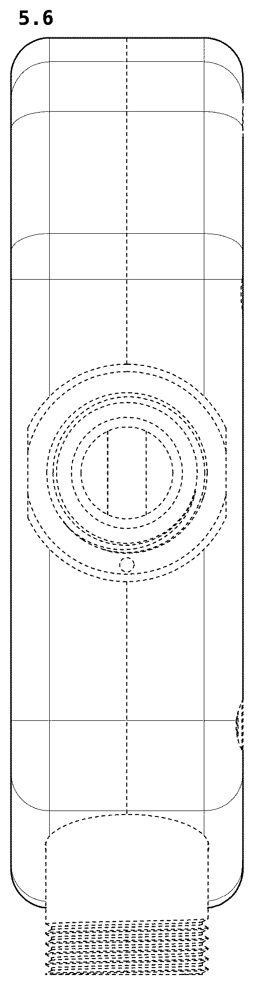 Patent USD1075853 Figure 6 – Air excavator hose handle
