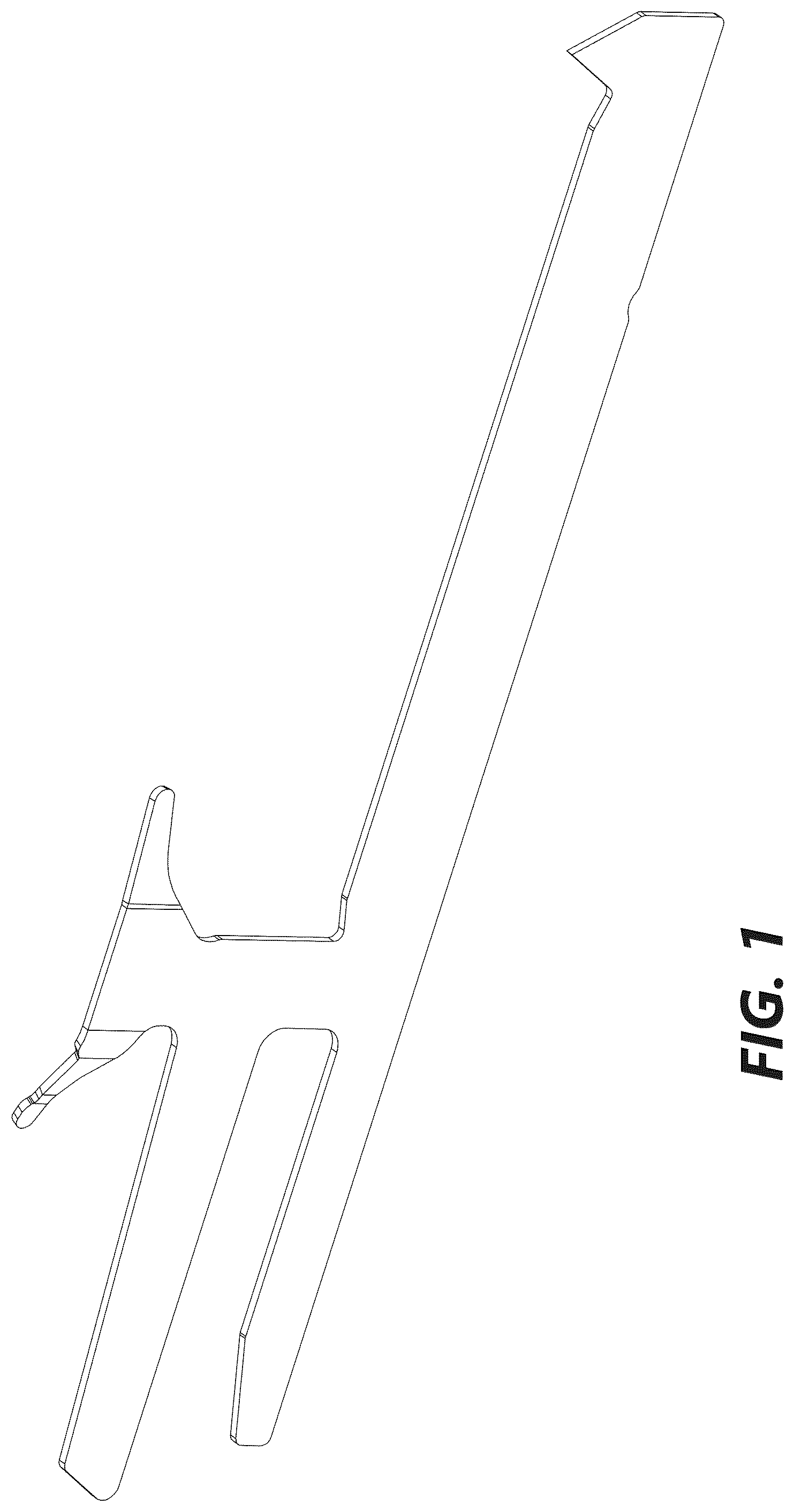 Patent USD1075855 — Sinker for a knitting machine — Figure 1