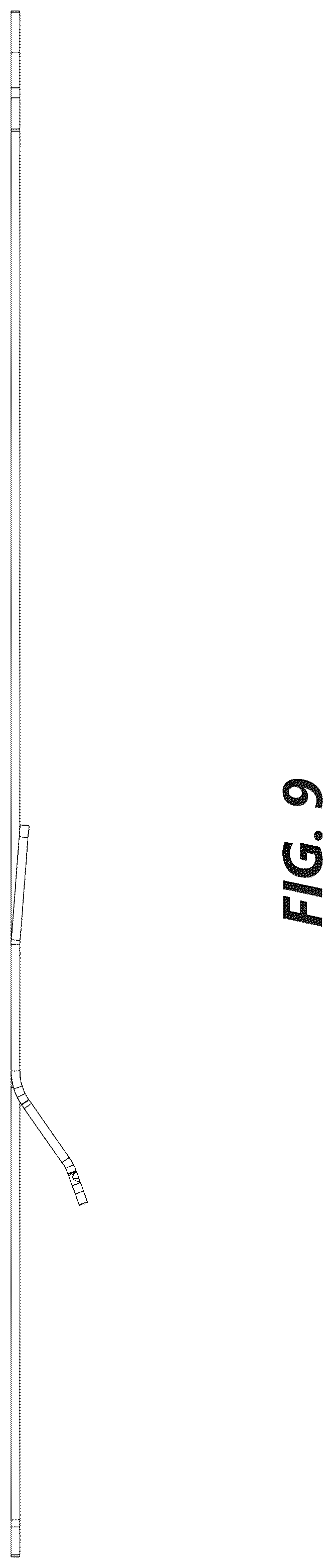 Patent USD1075855 Figure 9 – Sinker for a knitting machine