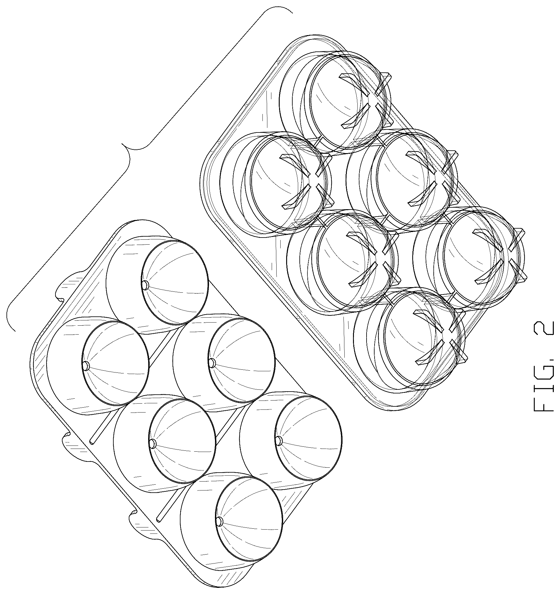 Patent USD1075857 Figure 2 – Ice cube tray