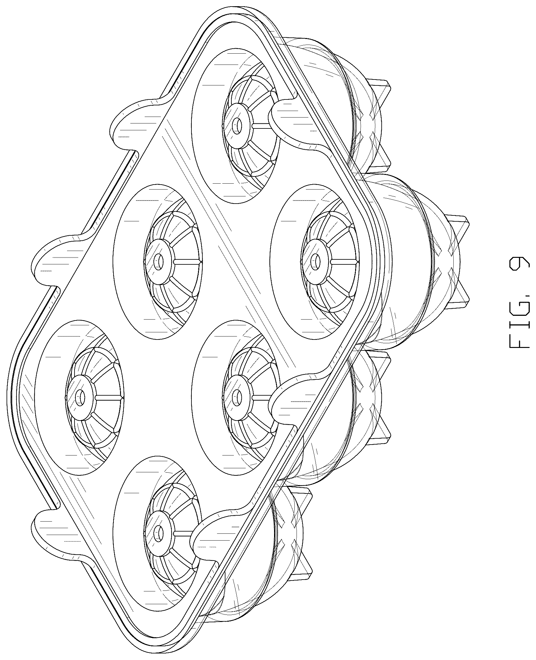 Patent USD1075857 Figure 9 – Ice cube tray