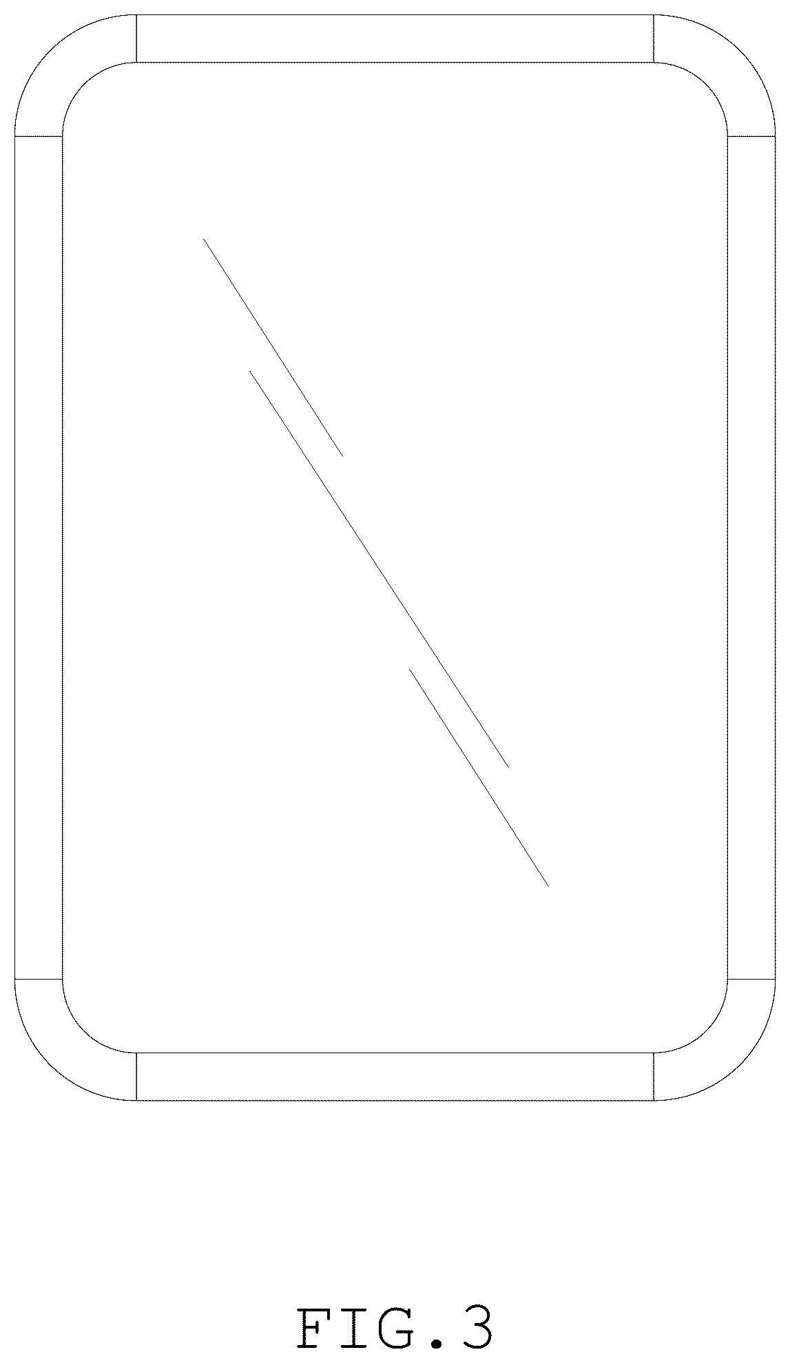 Patent USD1075858 Figure 3 – Refrigerator door