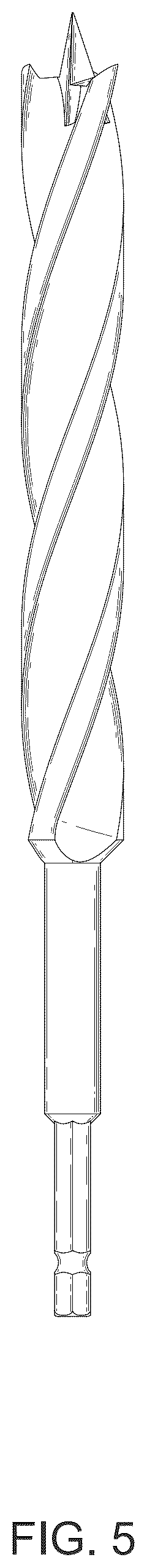 Patent USD1075860 Figure 5 – Woodworking cutting drill