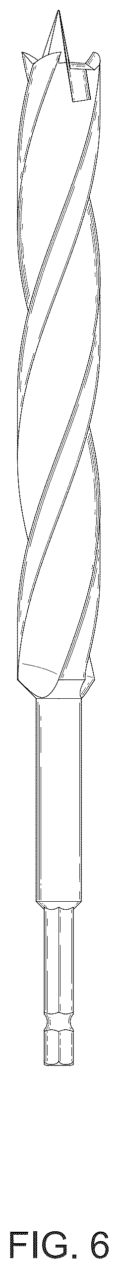 Patent USD1075860 Figure 6 – Woodworking cutting drill