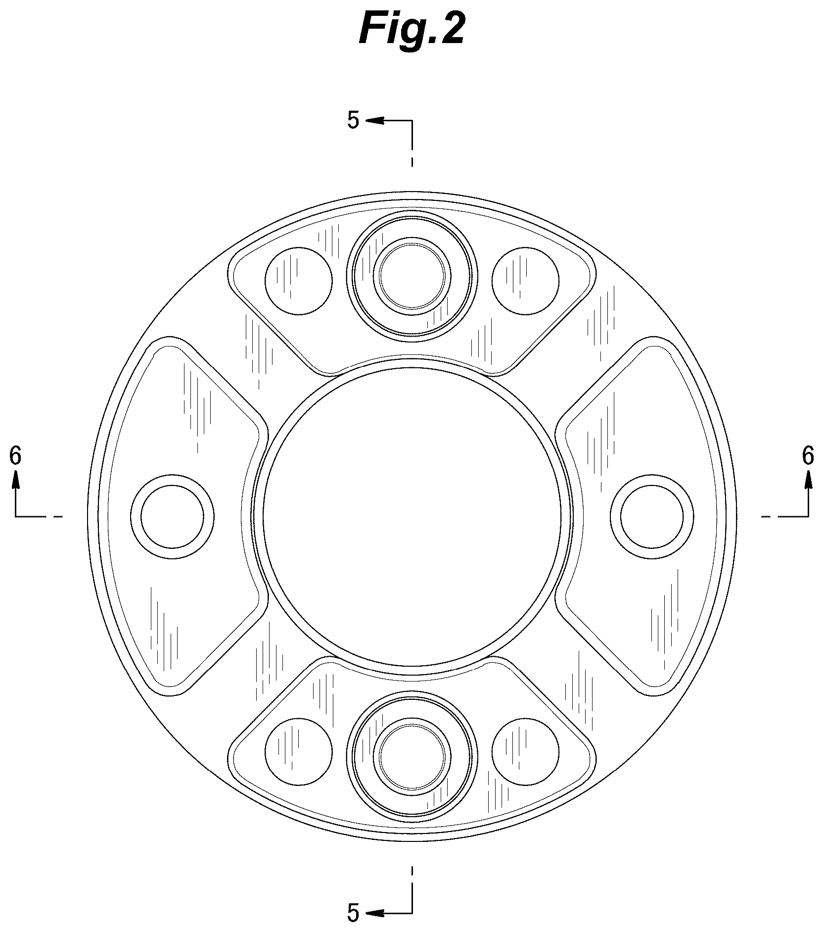 Patent USD1075863 Figure 2 – Element for power transmission coupling