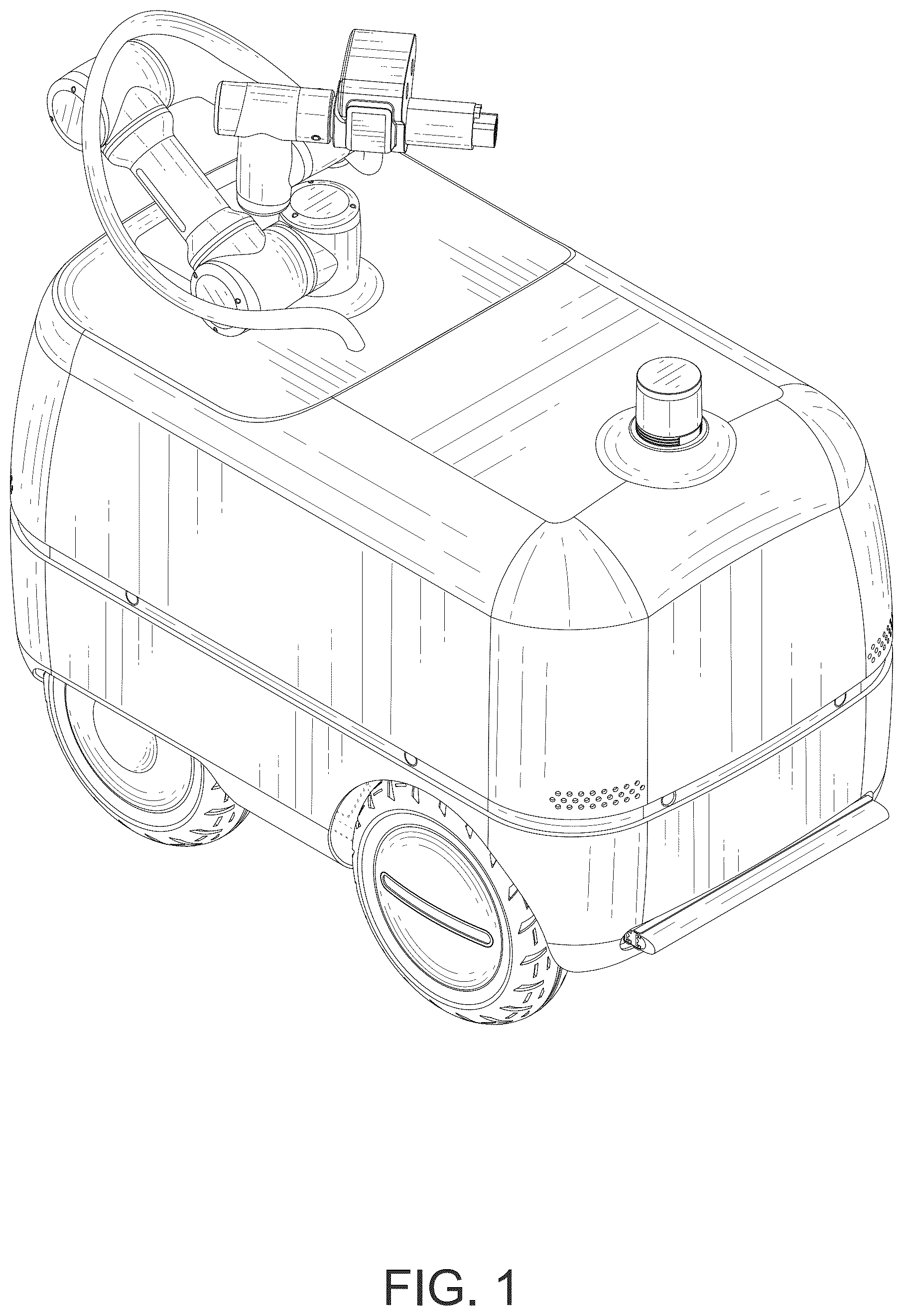 Patent USD1075864 — Charging robot — Figure 1