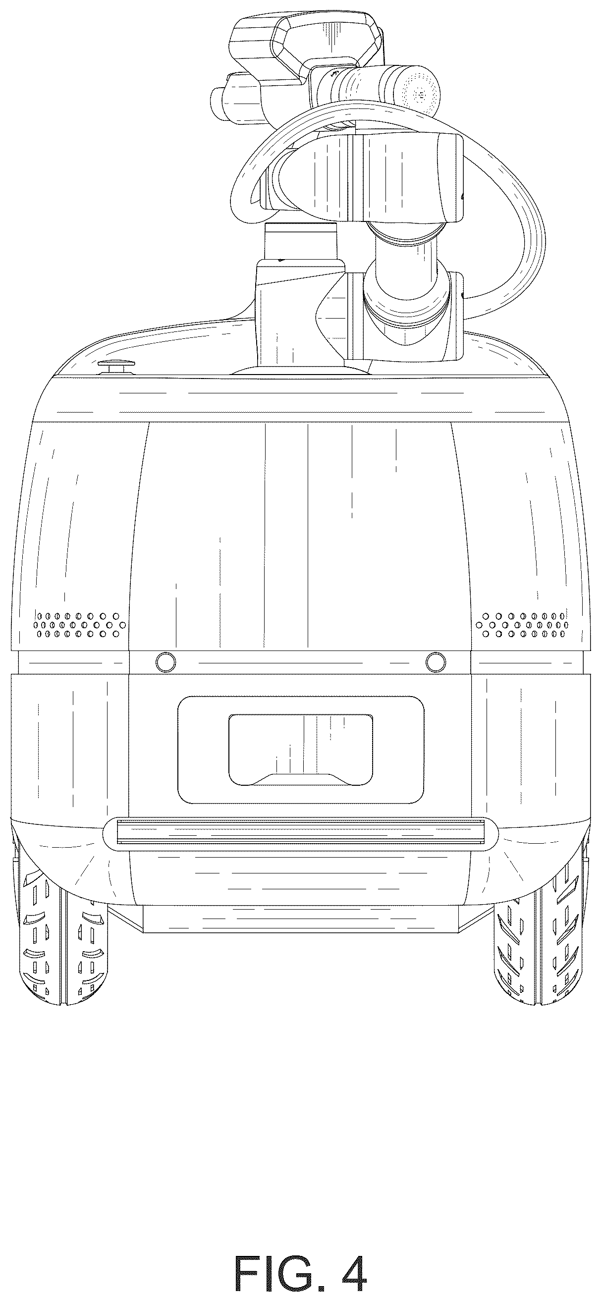 Patent USD1075864 Figure 4 – Charging robot