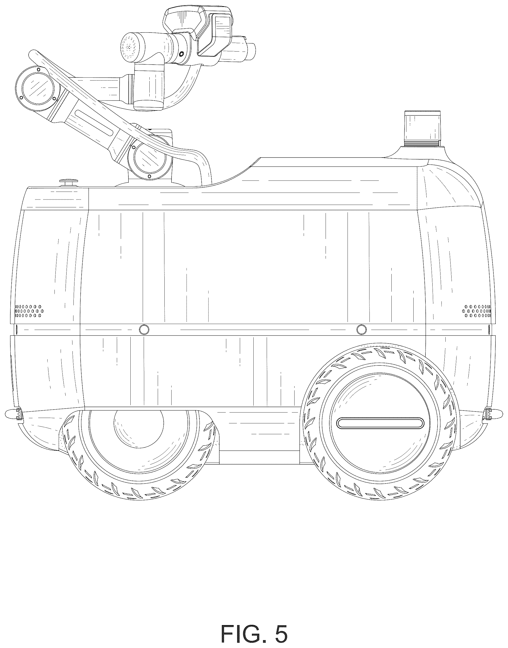 Patent USD1075864 Figure 5 – Charging robot