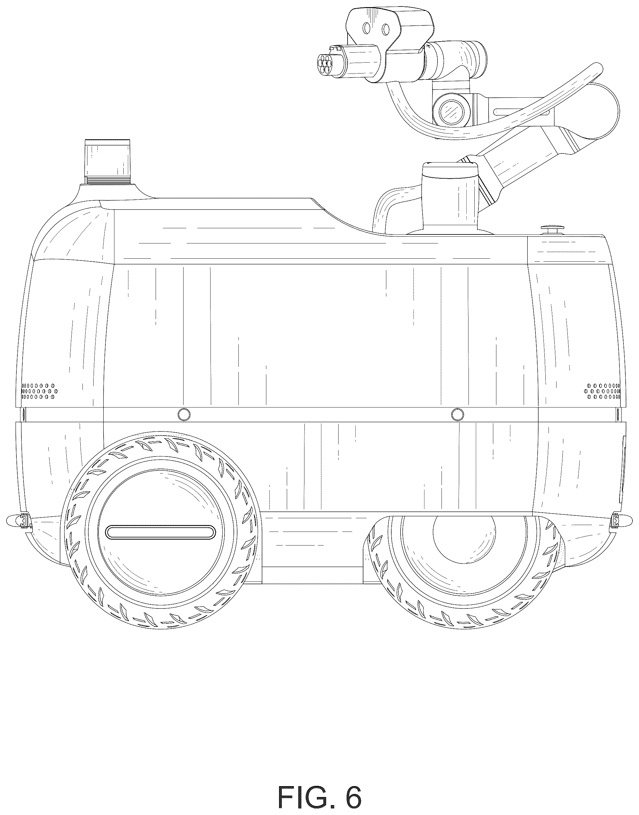 Patent USD1075864 Figure 6 – Charging robot