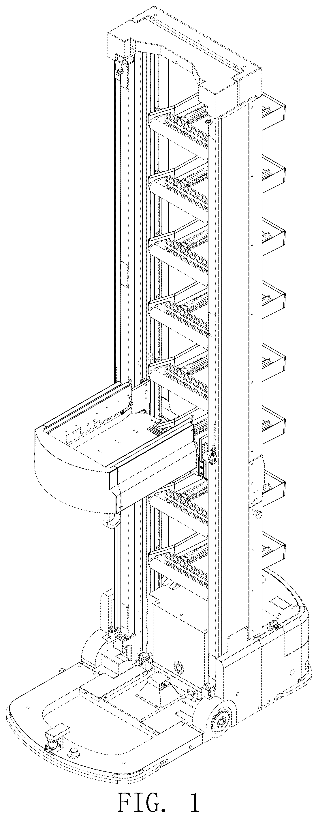 Patent USD1075865 Figure 1 – Warehouse robot
