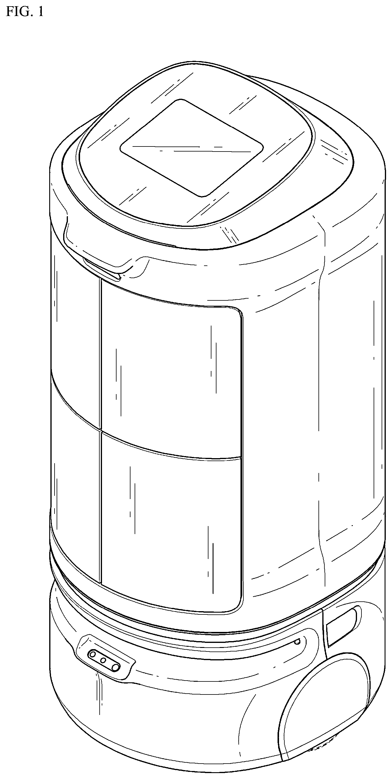 Patent USD1075866 Figure 1 – Robot